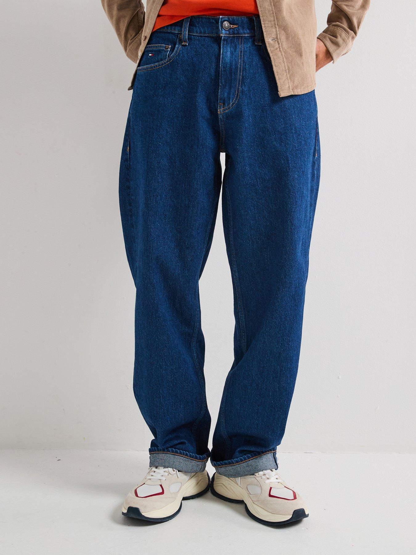 Tommy Jeans Jaimie Relaxed Straight Fit Jeans - Dark Blue