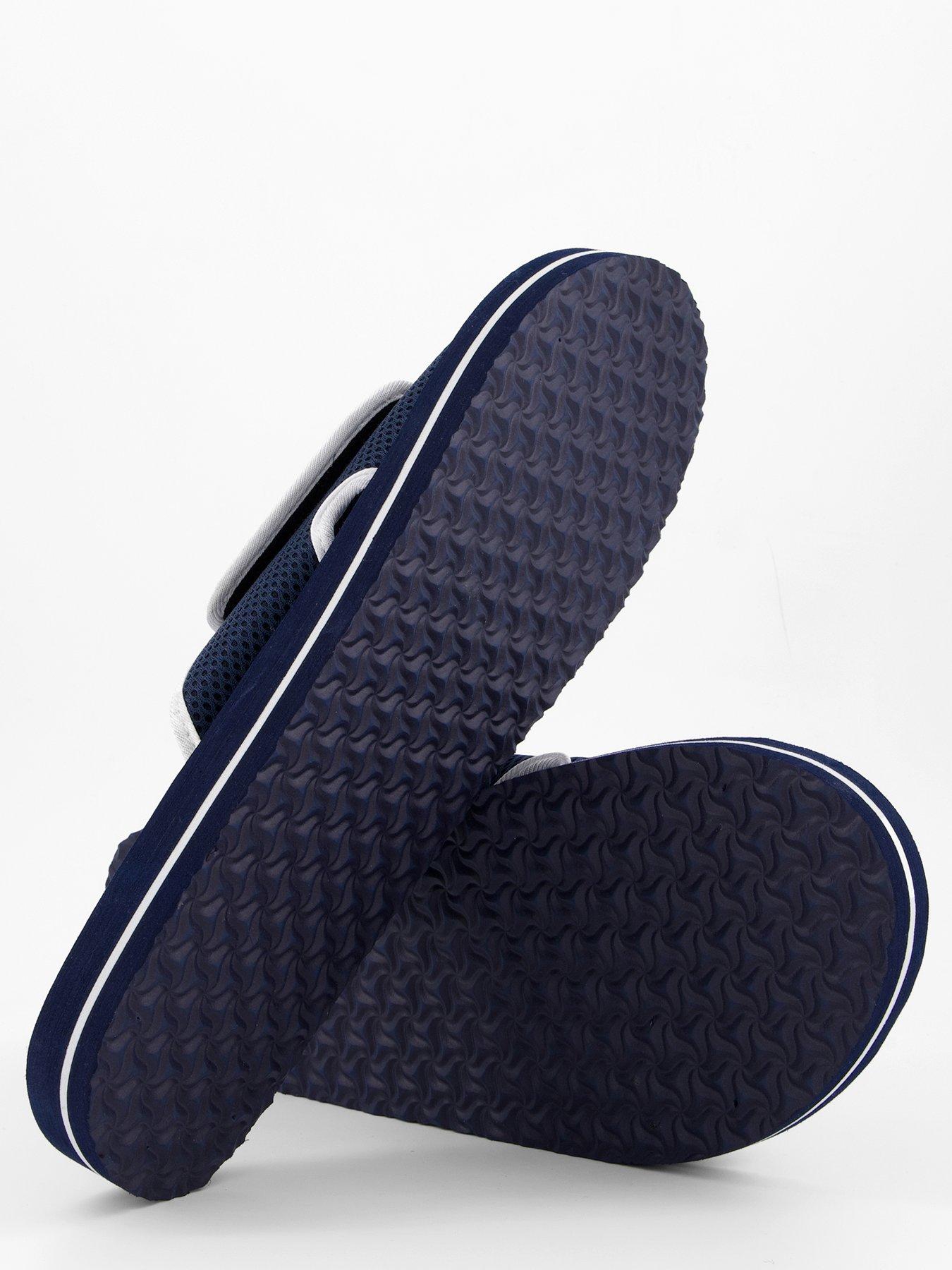 Image 4 of 6 of D555 Sliders With Velcro Fastening - Navy