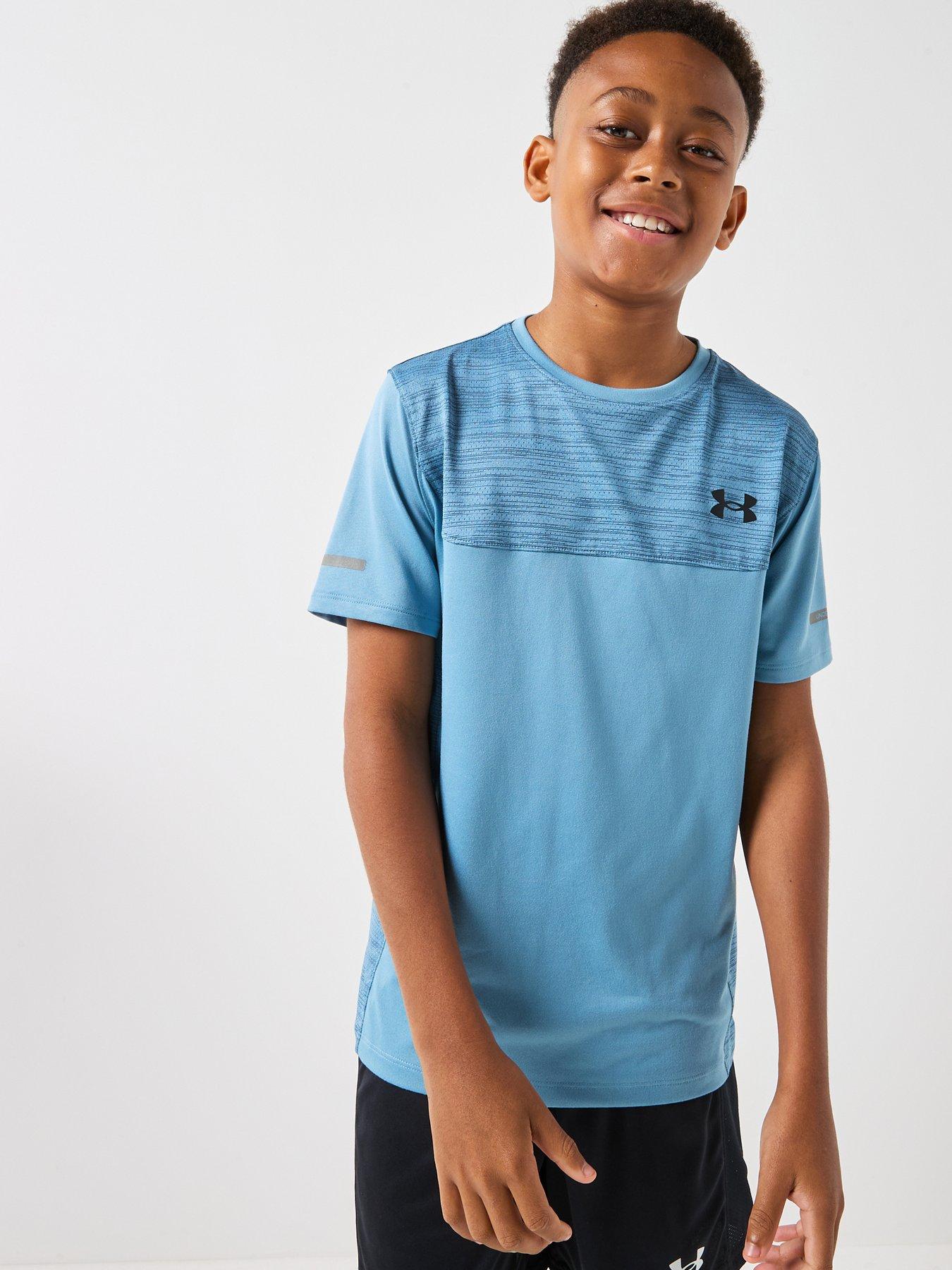 Under Armour Junior Boys Training Tech Utility T-Shirt - Navy