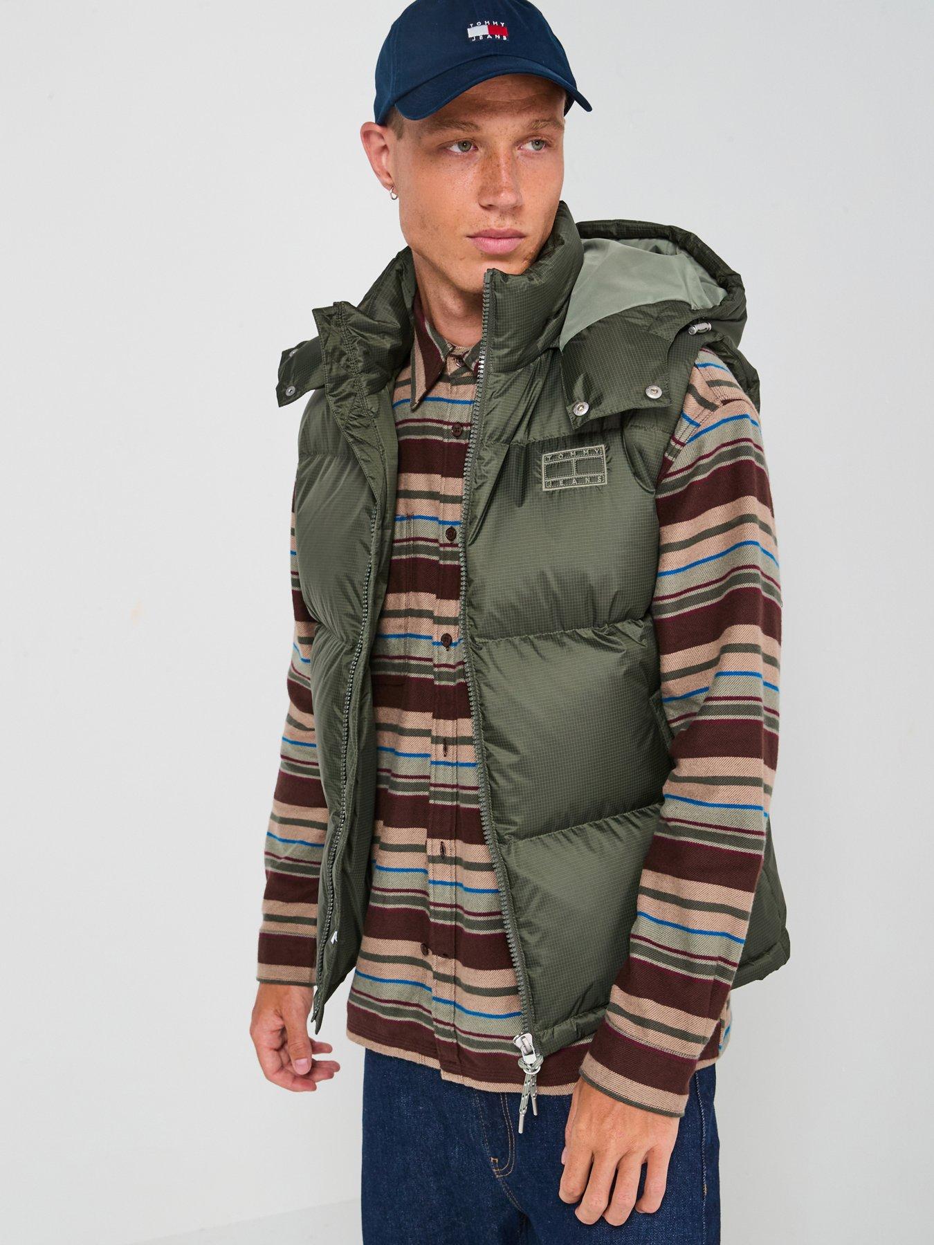 Tommy Jeans Alaska Ripstop Down Gilet - Green