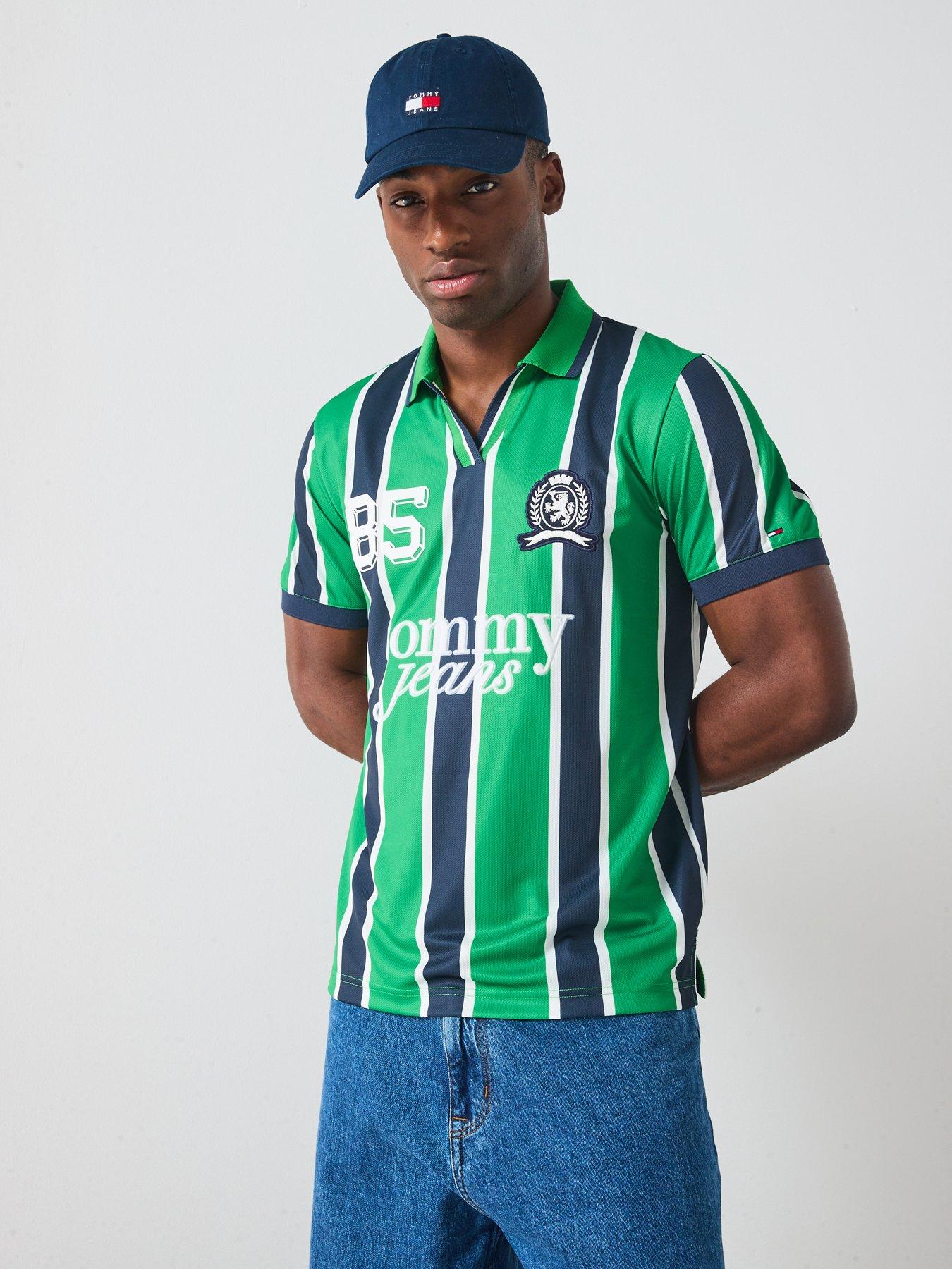 Tommy Jeans Retro Sports Polo Shirt - Green