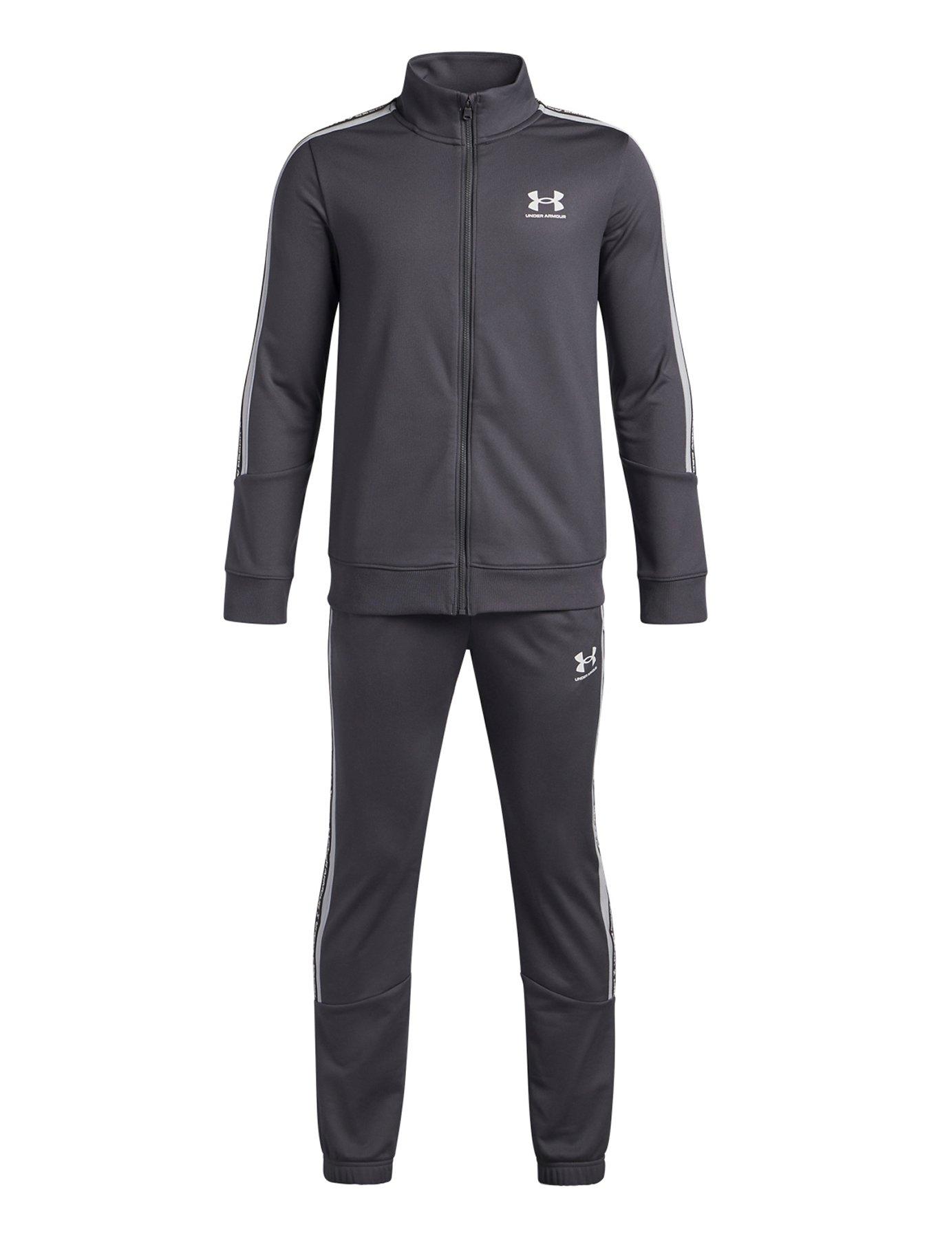 UNDER ARMOUR Junior Boys Training UA Icon Knit Tracksuit - Grey