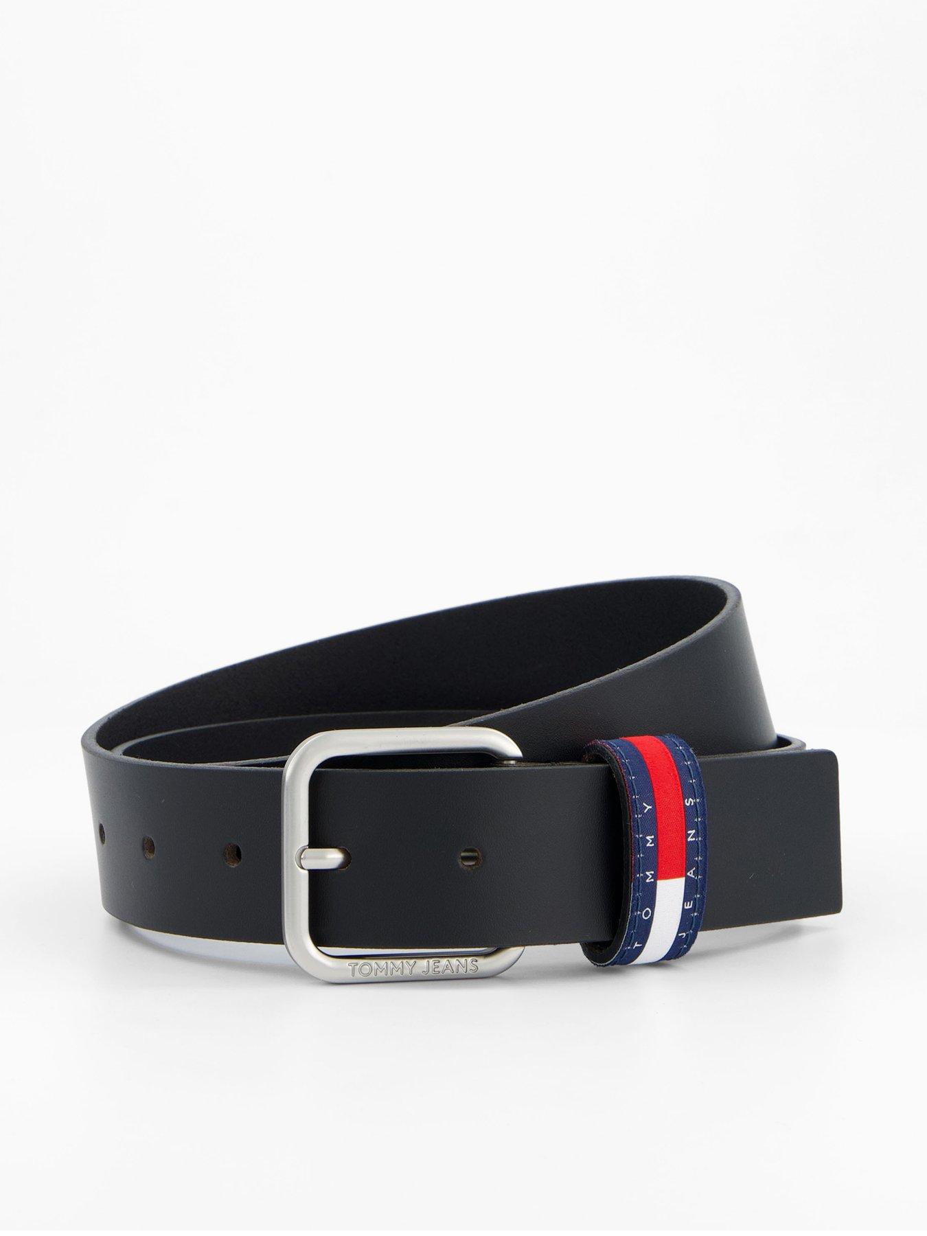 Tommy Jeans Tjm Ryan 35 Leather Belt - Black