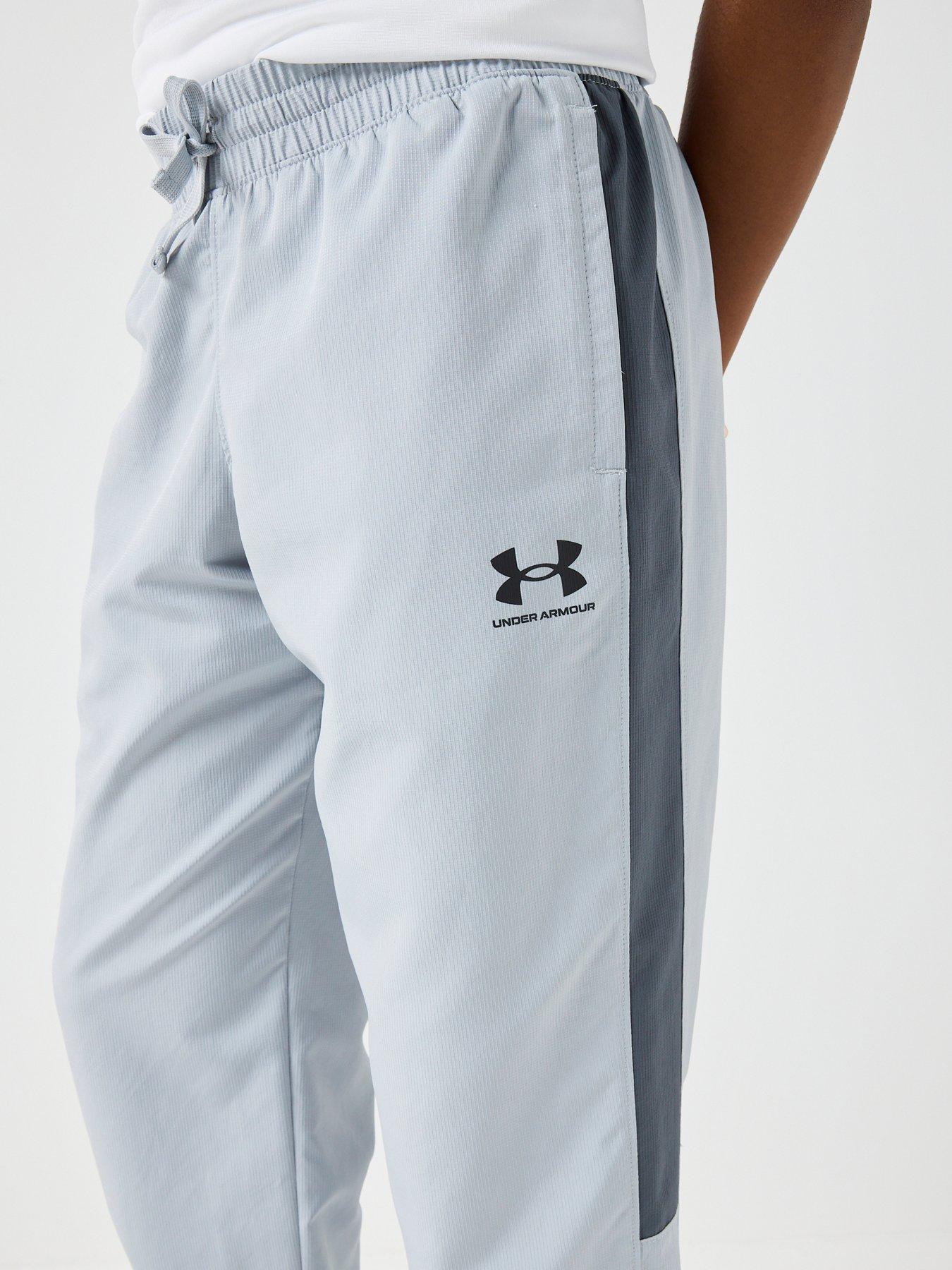 Image 4 of 5 of UNDER ARMOUR Junior Boys Training Rival Woven Pants - Grey