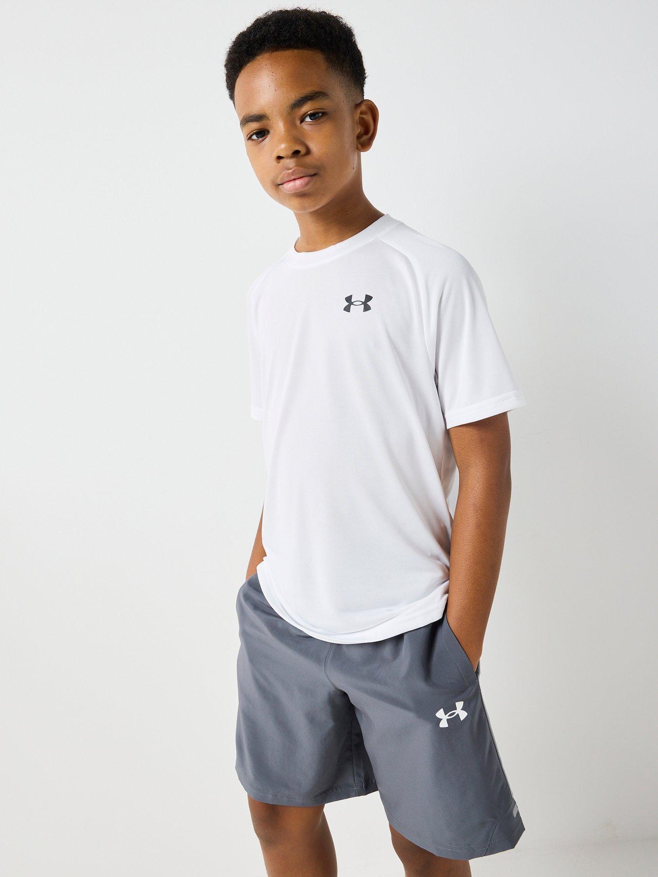 UNDER ARMOUR Junior Boys Training Tech 20 T-Shirt - White