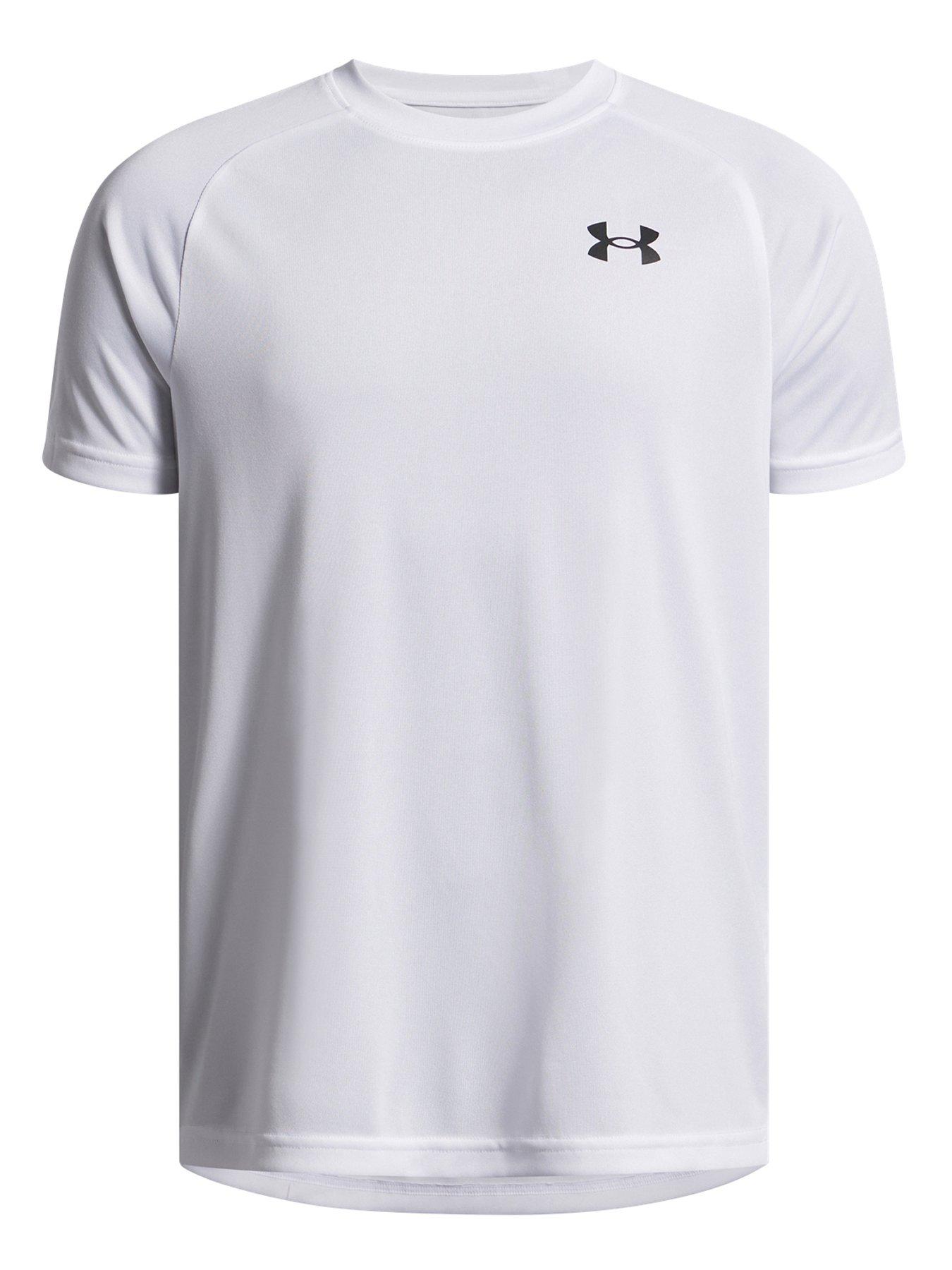 UNDER ARMOUR Junior Boys Training Tech 2.0 T-shirt - White/black