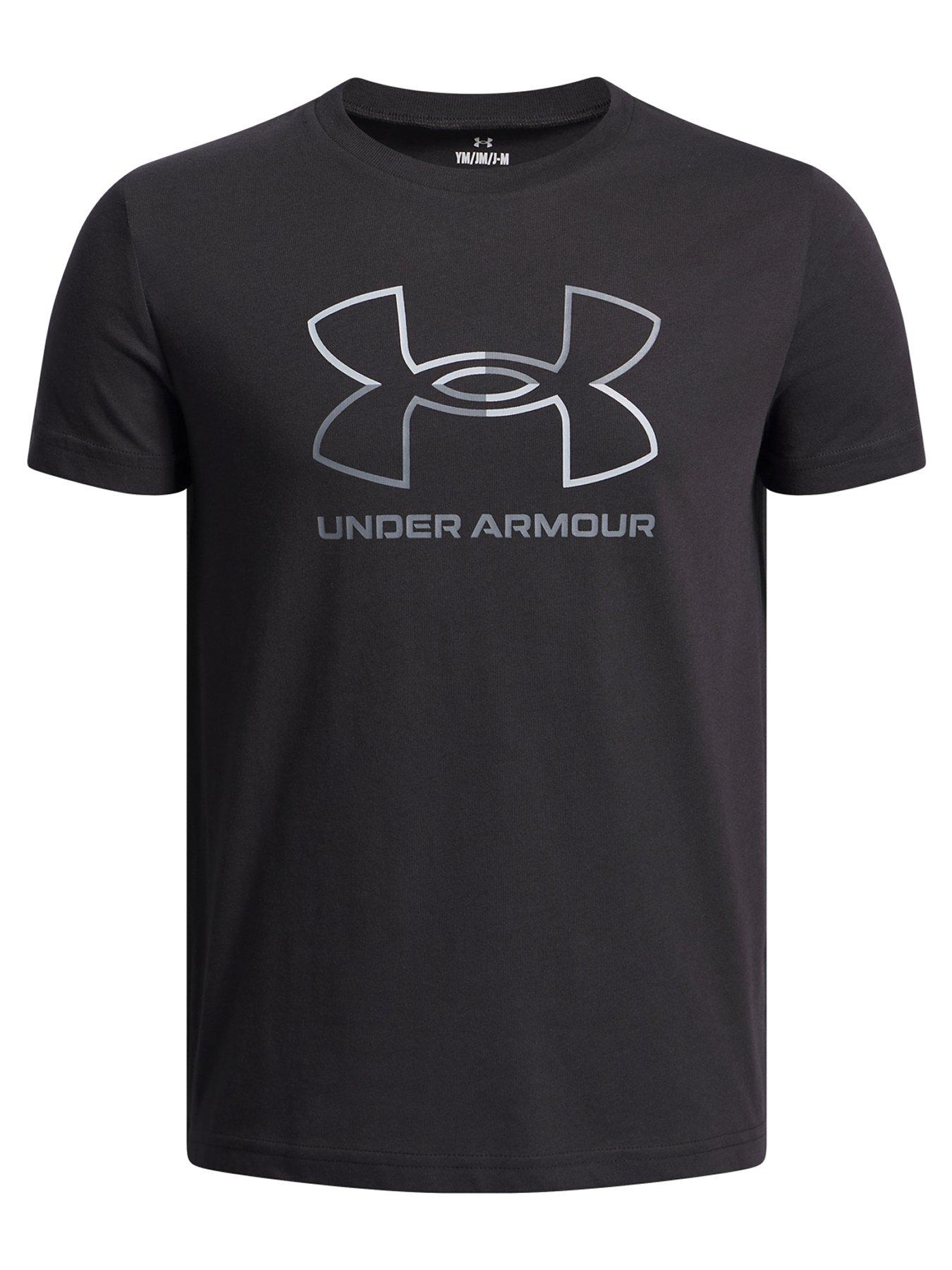 Under Armour Junior Boys Training Gl Foundation T-Shirt - Black