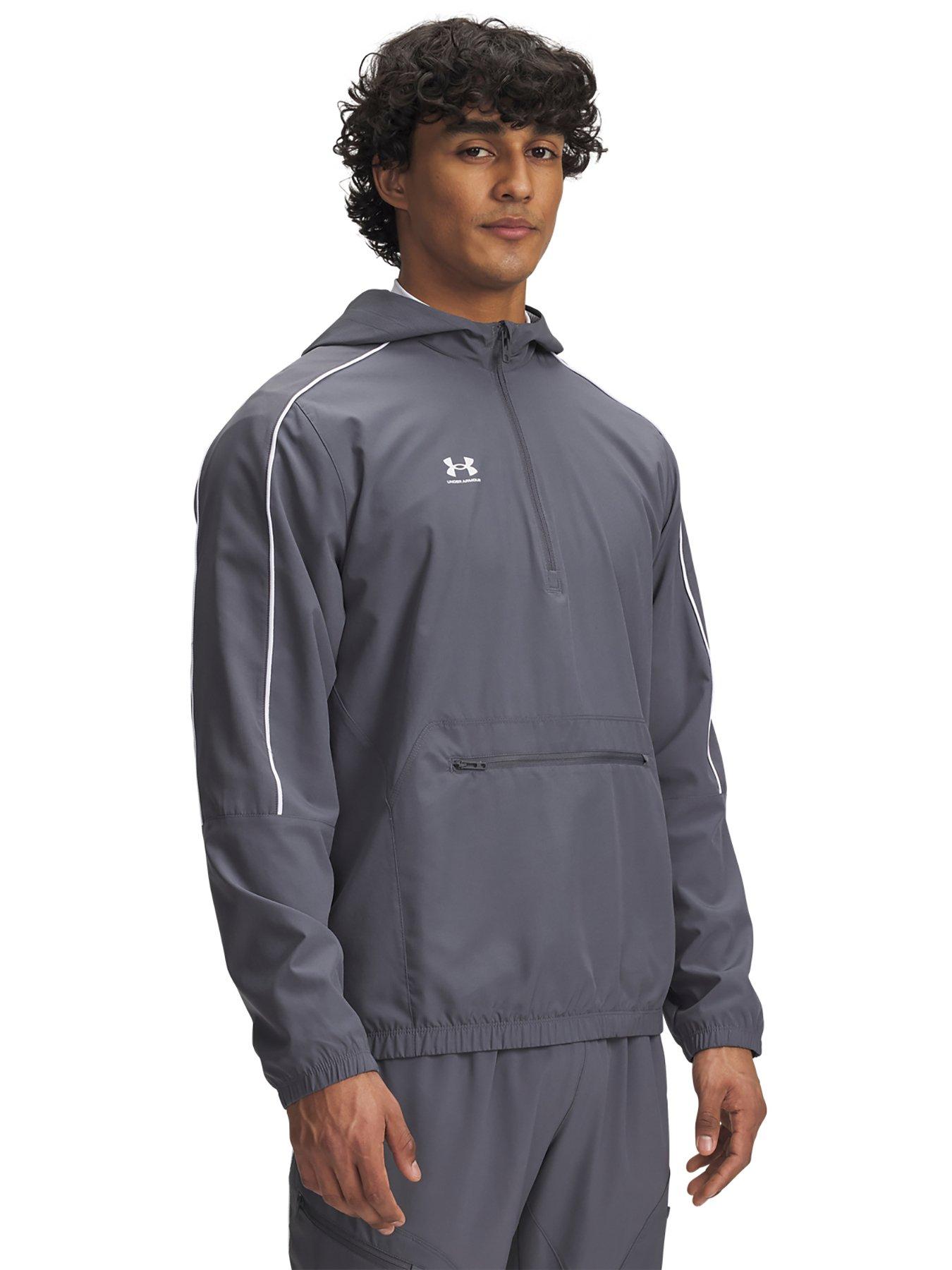 undefined Mens Challenger Warmup Jacket - Grey