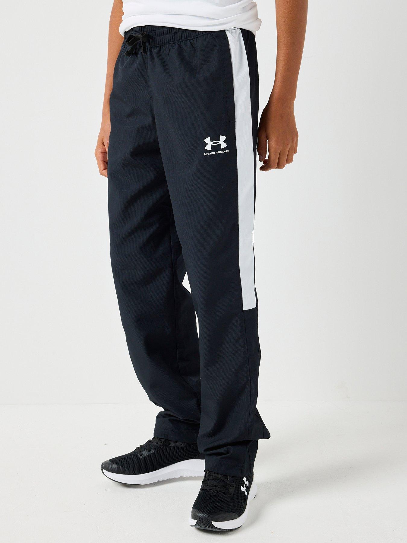 UNDER ARMOUR Junior Boys Training Rival Woven Pants - Black