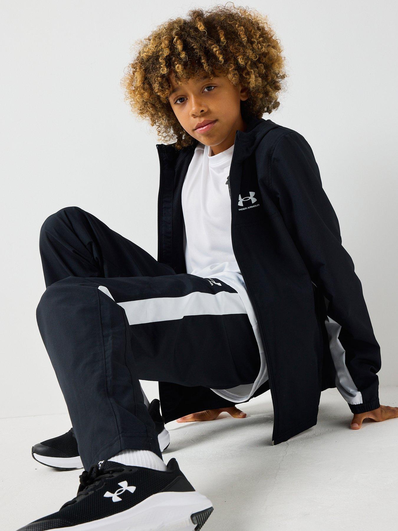 Image 3 of 5 of UNDER ARMOUR Junior Boys Training Rival Woven Pants - Black