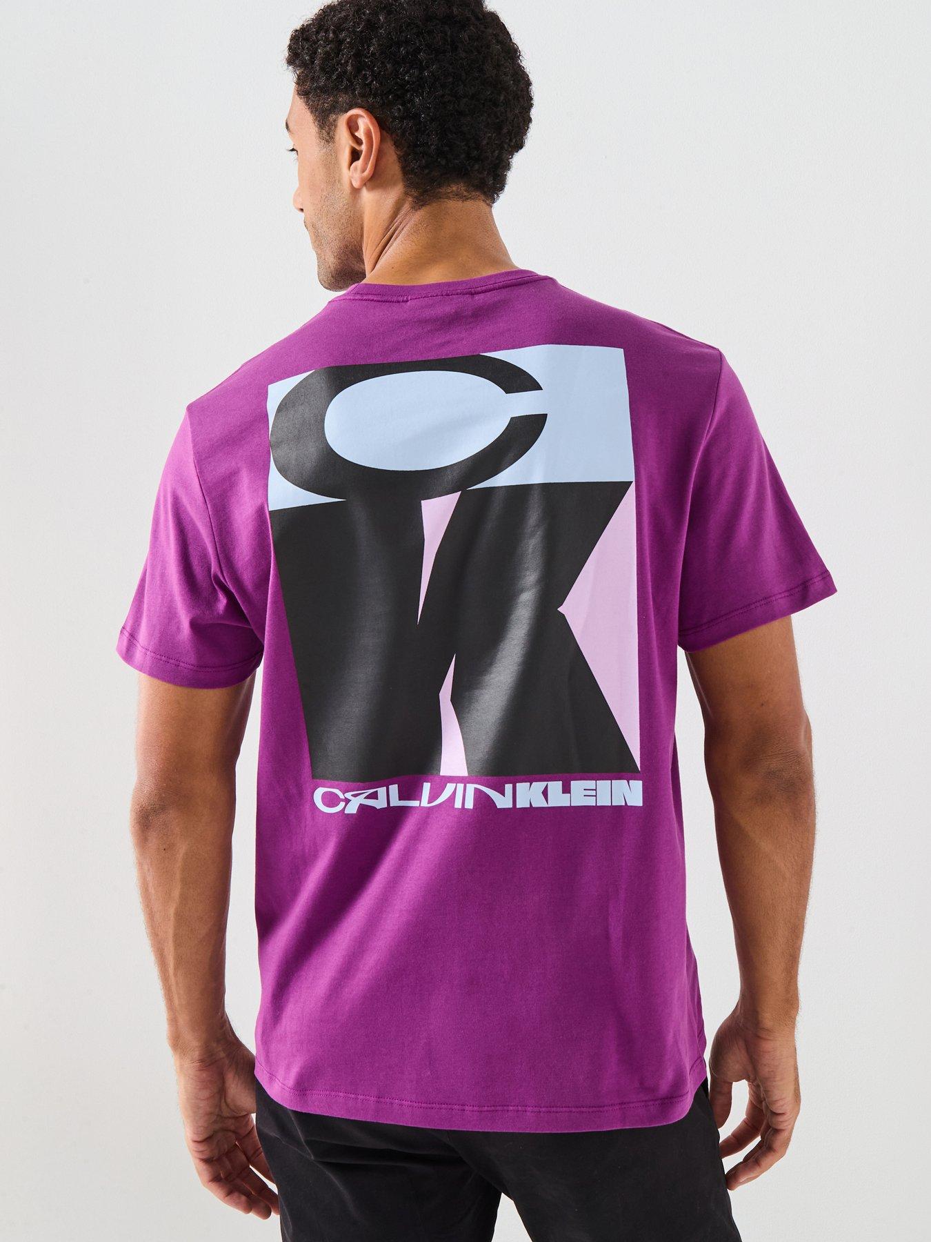 undefined Calvin Klein Jeans Stack Graphic T-shirt - Purple