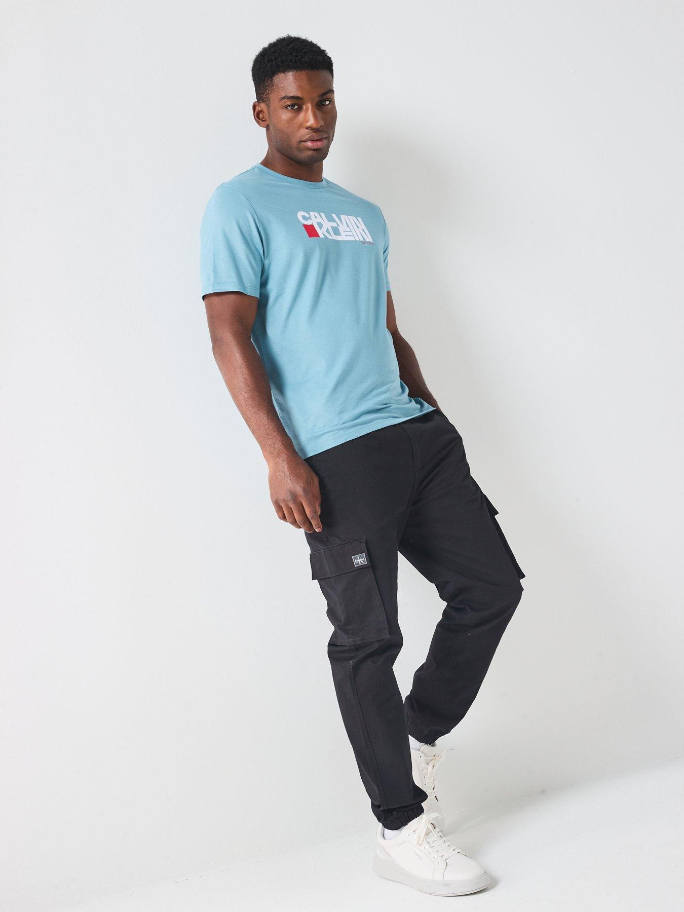 Image 3 of 4 of Calvin Klein Jeans Redbox Graphic T-Shirts - Blue