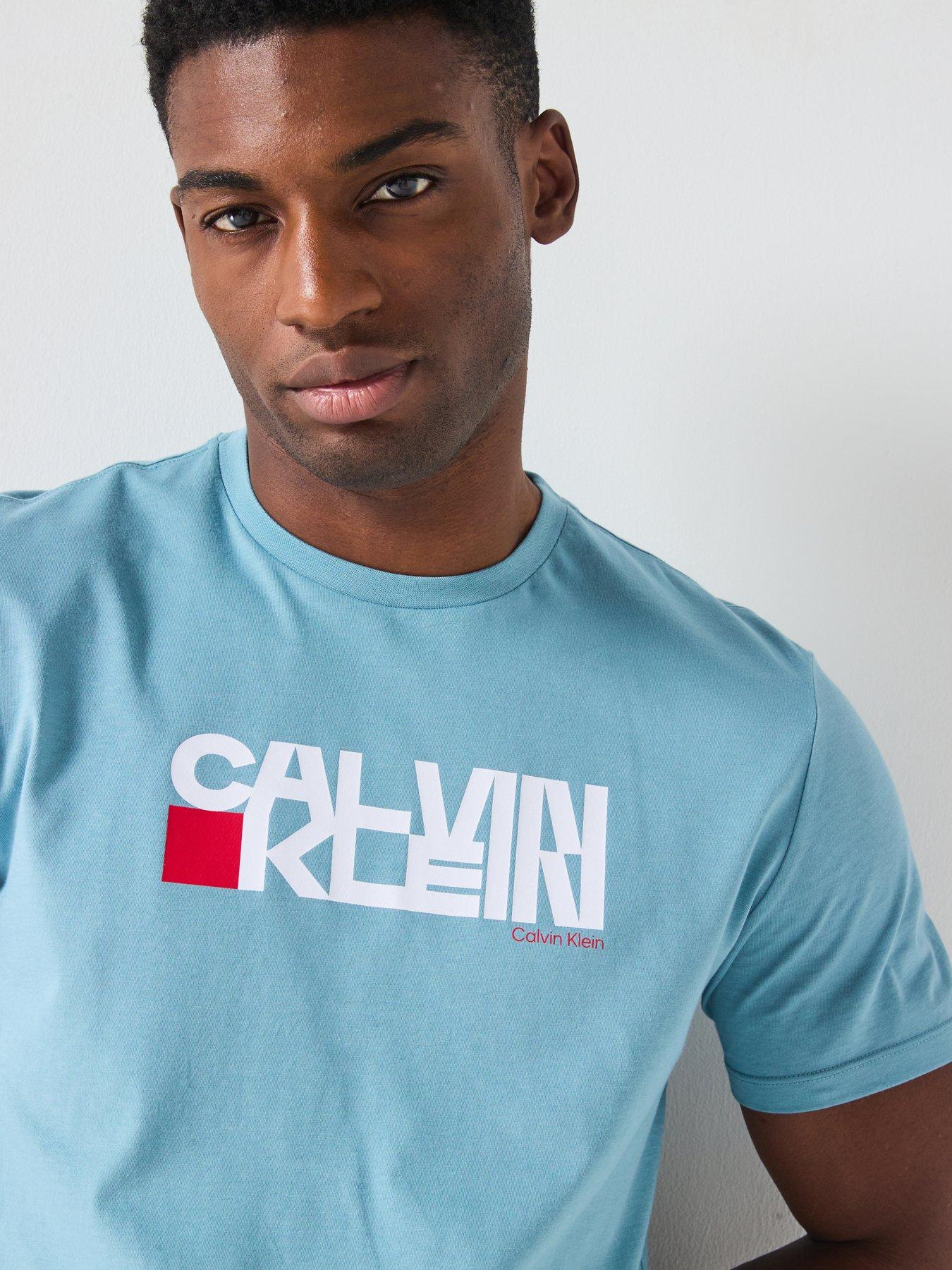 Image 4 of 4 of Calvin Klein Jeans Redbox Graphic T-Shirts - Blue