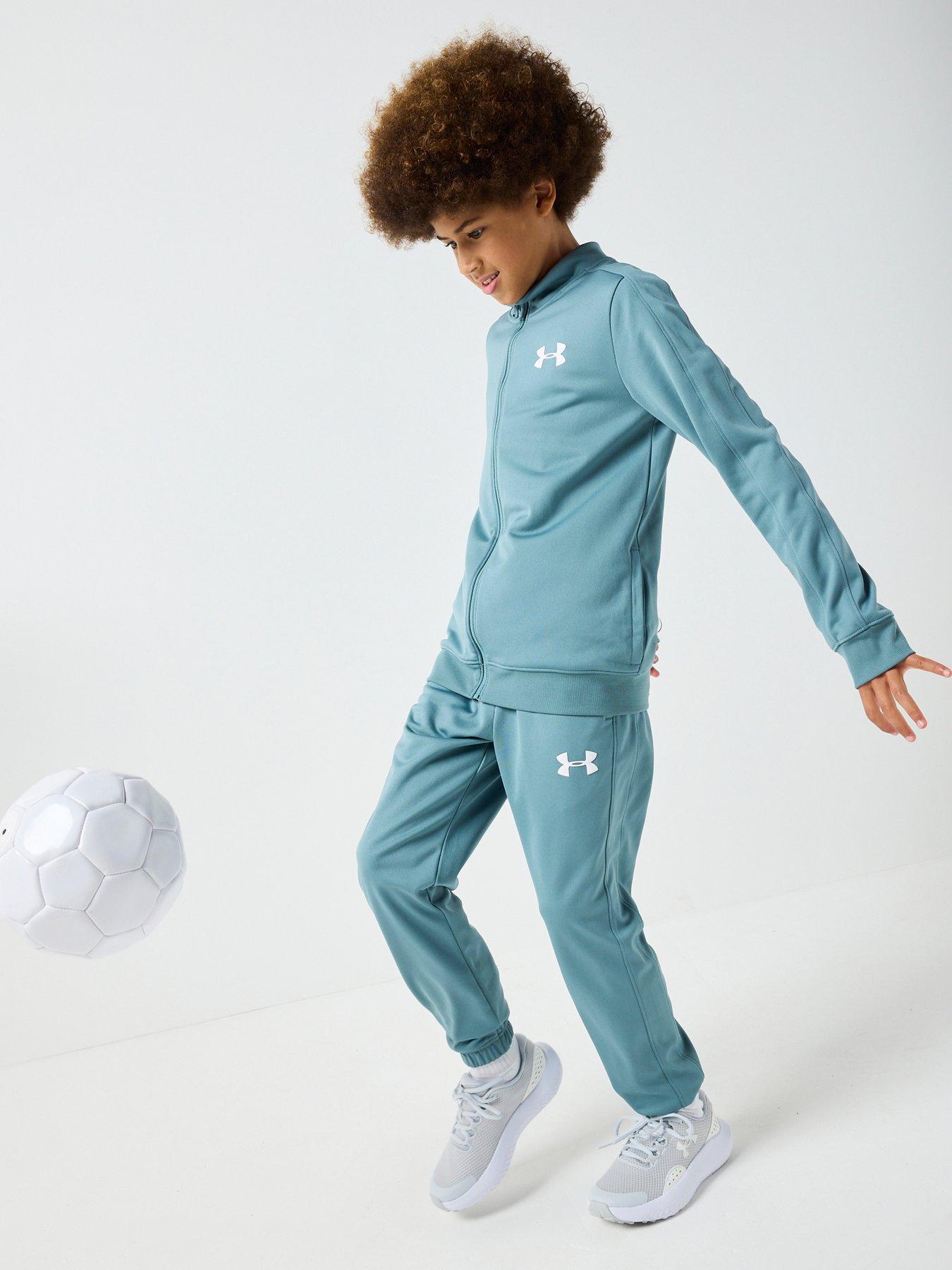 Under Armour Junior Boys Training Rival Knit Tracksuit - Green