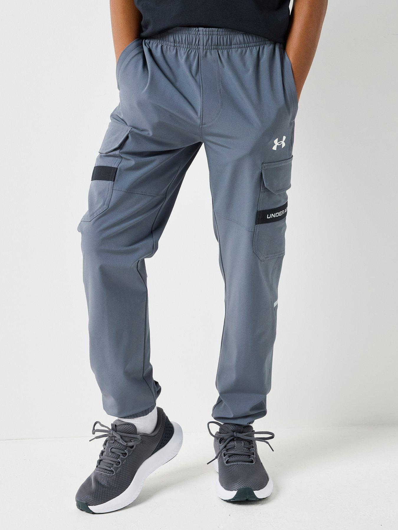 Image 1 of 5 of UNDER ARMOUR Junior Boys Training Tech Utility Woven Pants - Grey