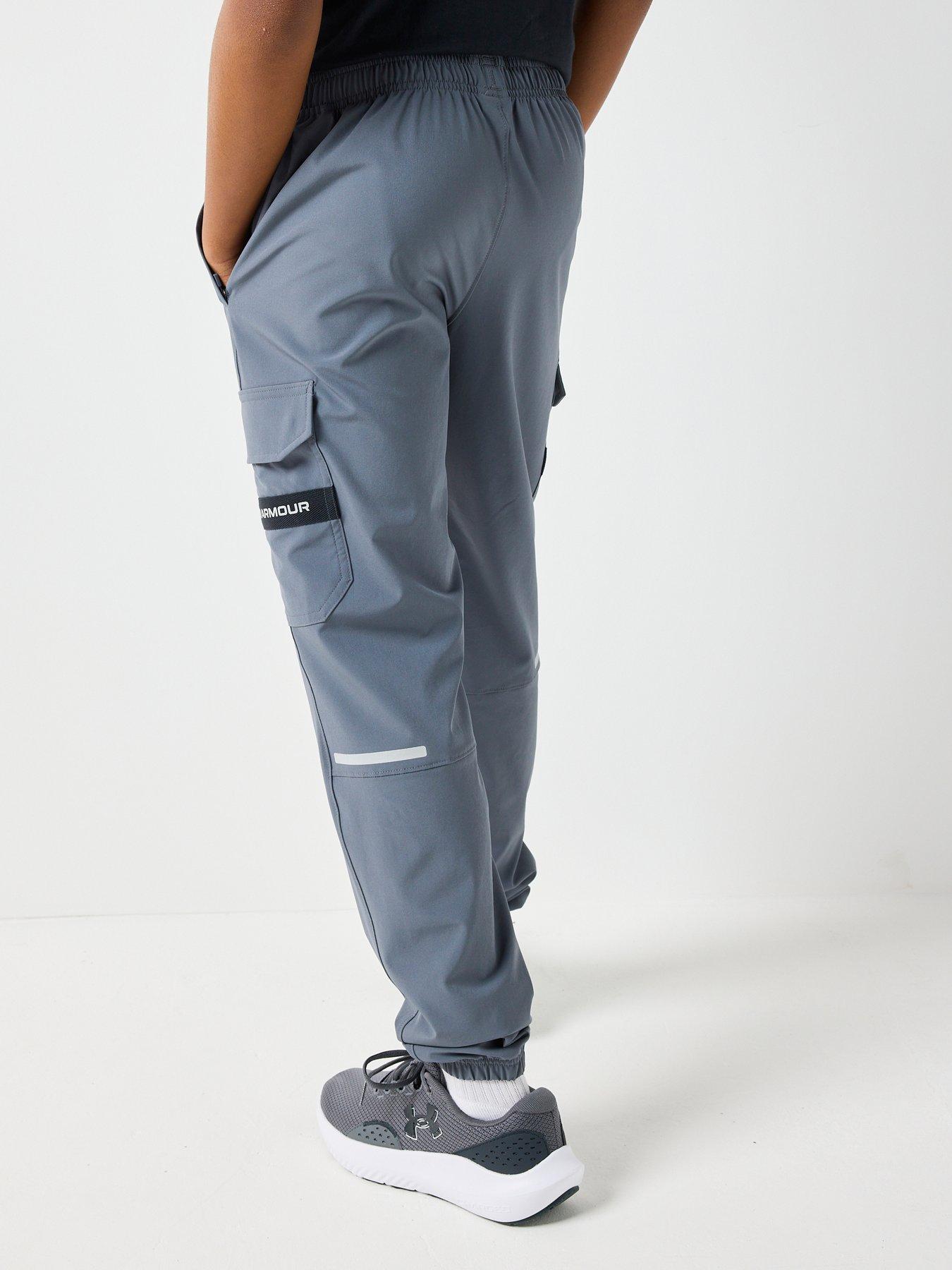 Image 2 of 5 of UNDER ARMOUR Junior Boys Training Tech Utility Woven Pants - Grey