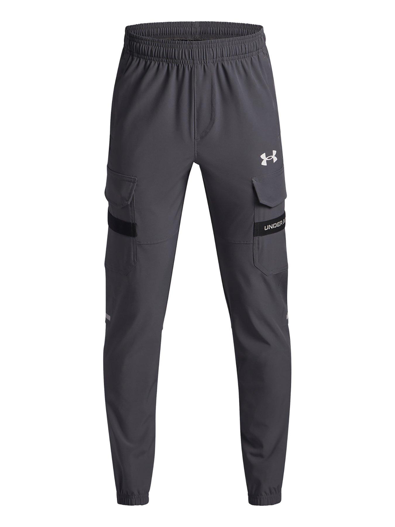 Image 5 of 5 of UNDER ARMOUR Junior Boys Training Tech Utility Woven Pants - Grey