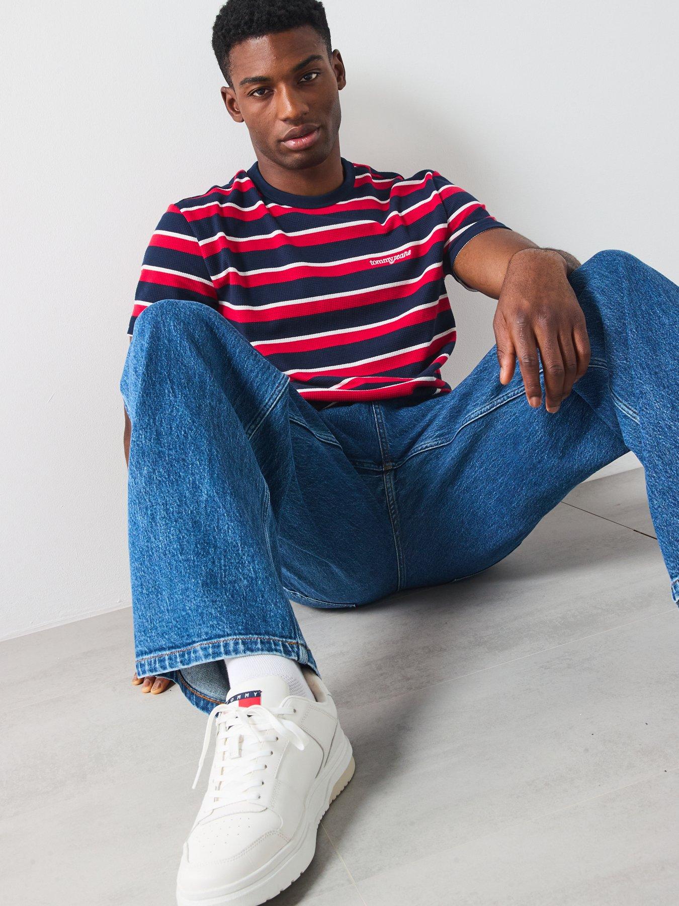 Image 4 of 6 of Tommy Jeans Theo Baggy Fit - Blue