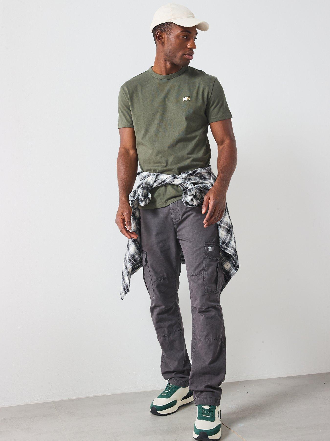 Image 3 of 4 of Tommy Jeans Ryan Ripstop Cargo Casual Pants - Black