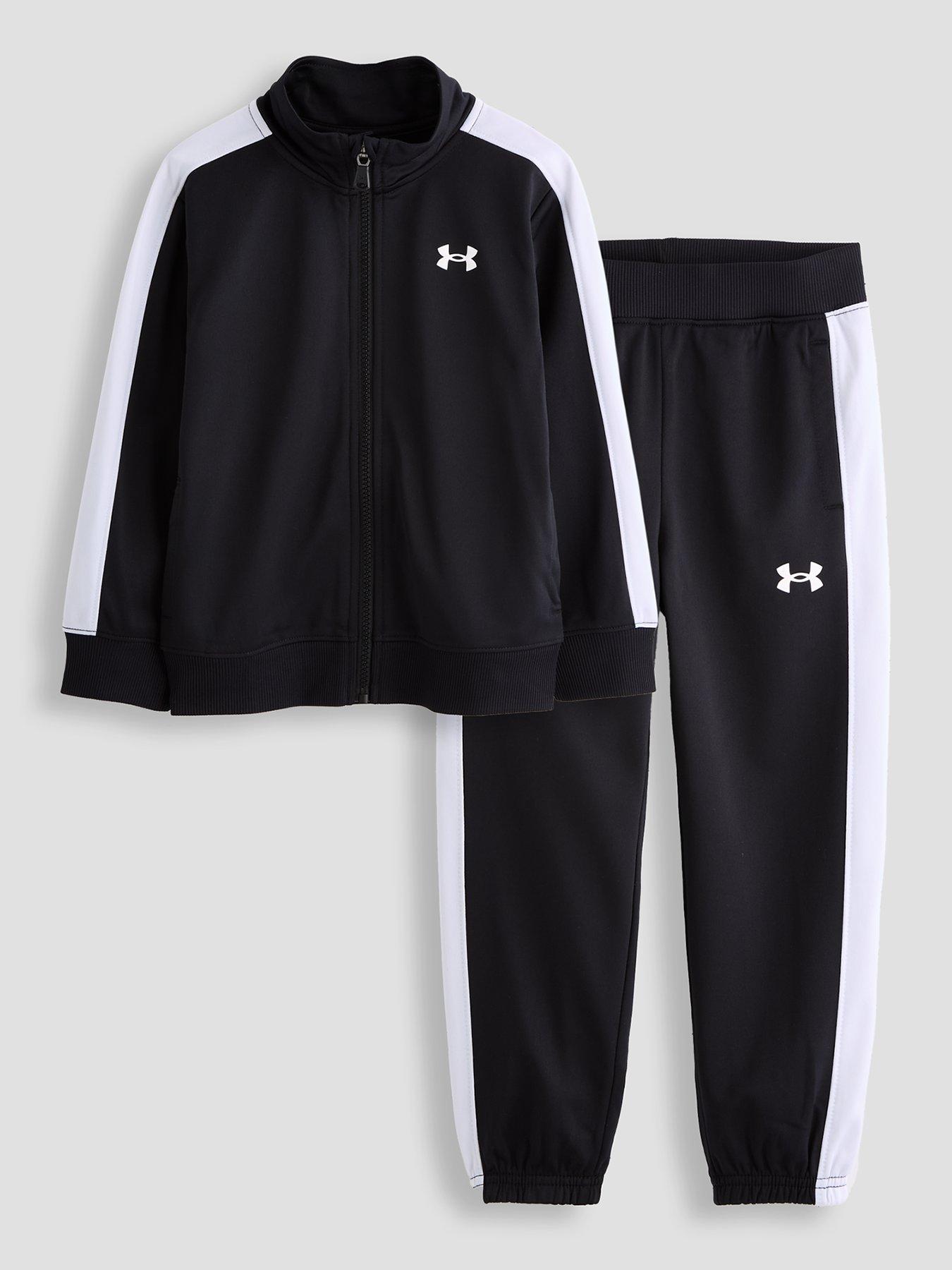 UNDER ARMOUR Boys Knit Tracksuit - Black