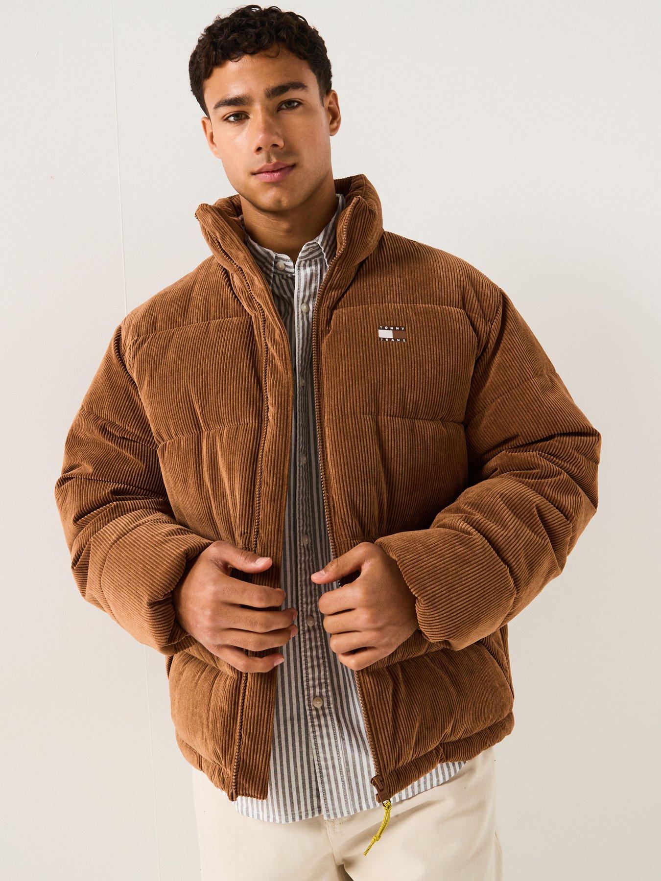 Tommy Jeans Vail Cord Quilted Jacket - Brown