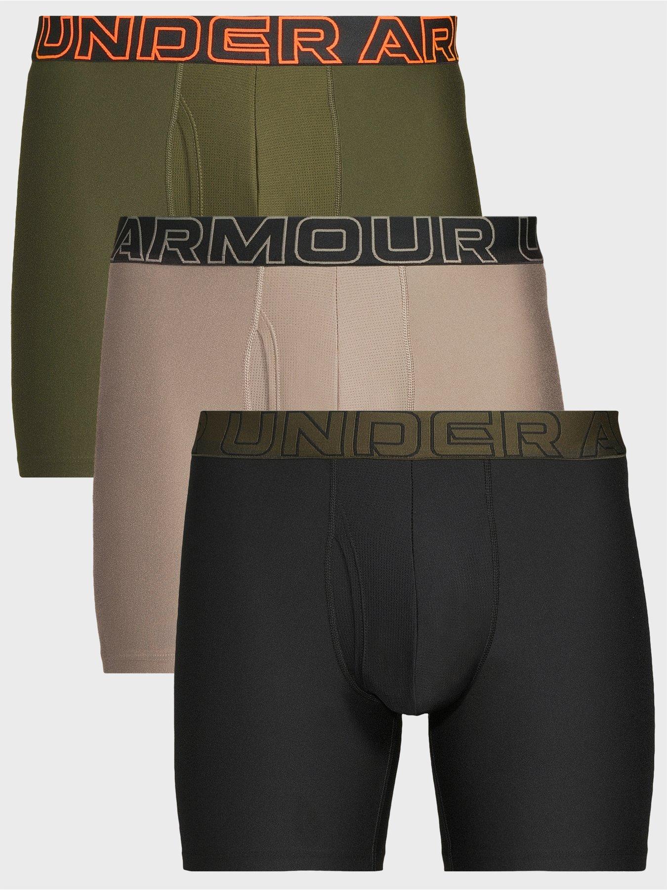 UNDER ARMOUR Men's Performance Tech 6 Inch 3 Pack Boxers - Multi | Very