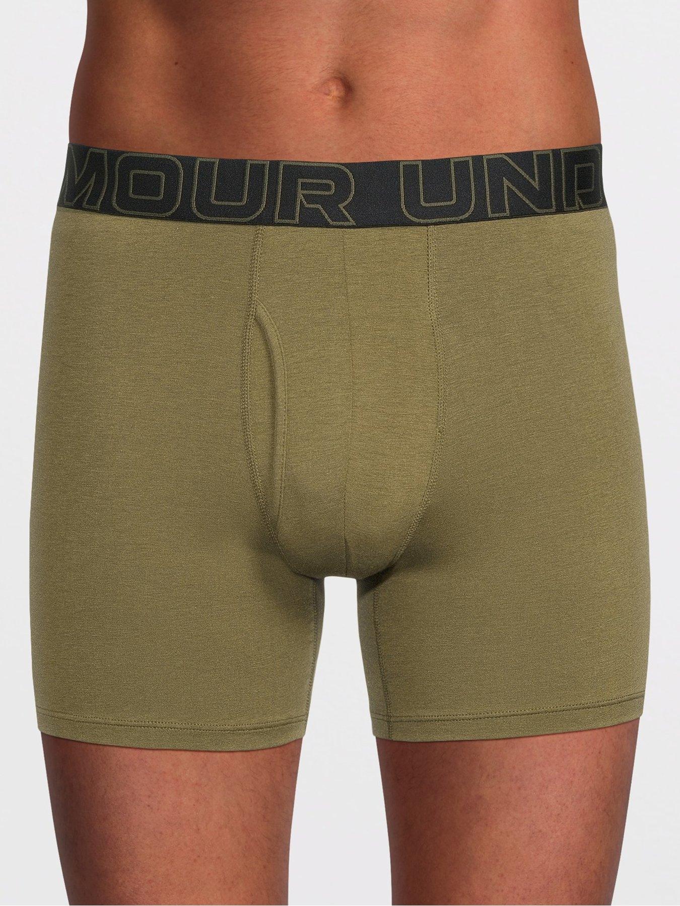 UNDER ARMOUR Men's Performance Cotton 6 Inch 3 Pack Boxers - Multi | Very