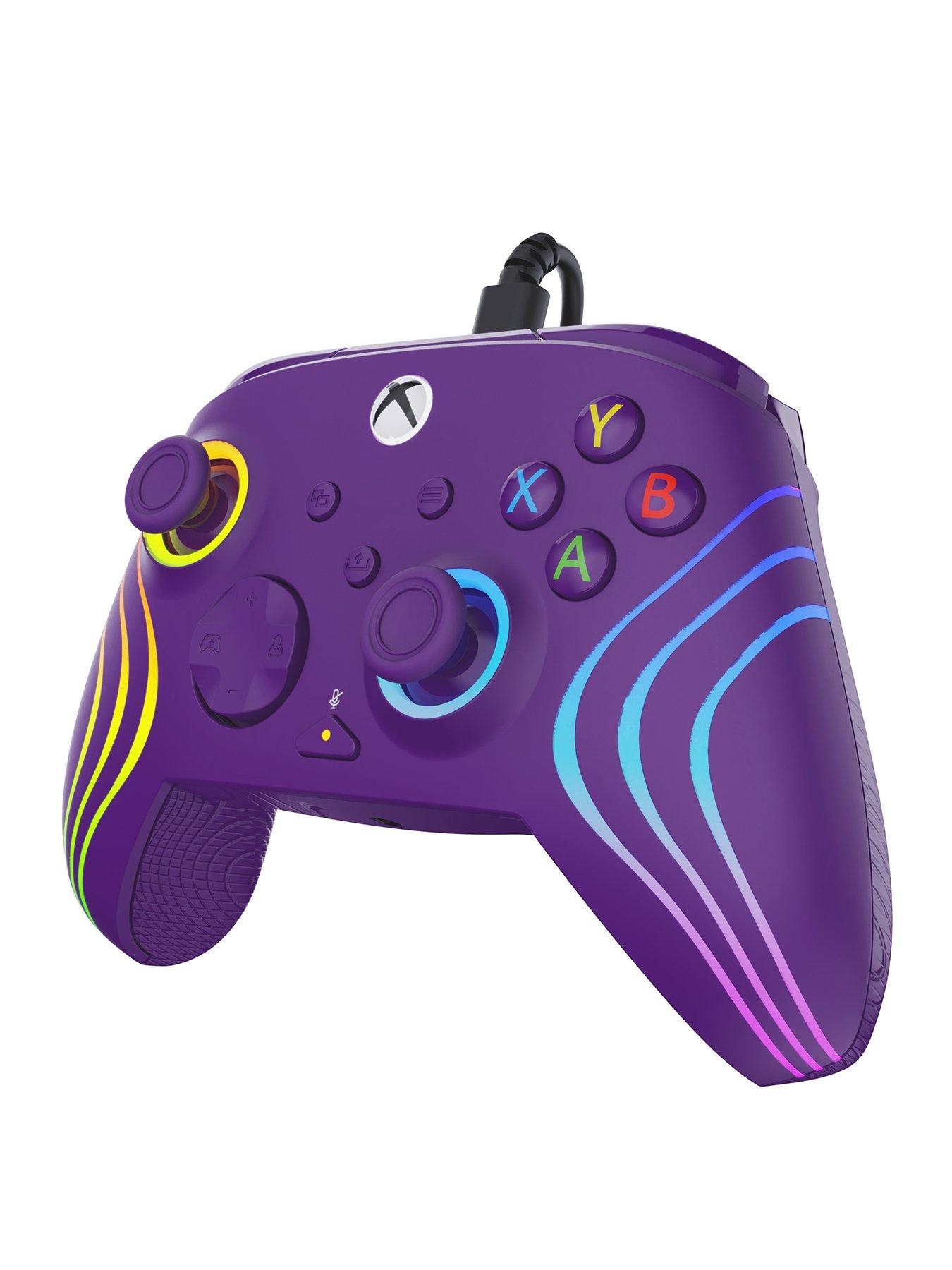 Image 2 of 7 of pdp Afterglow Wave Wired Controller XB, Purple