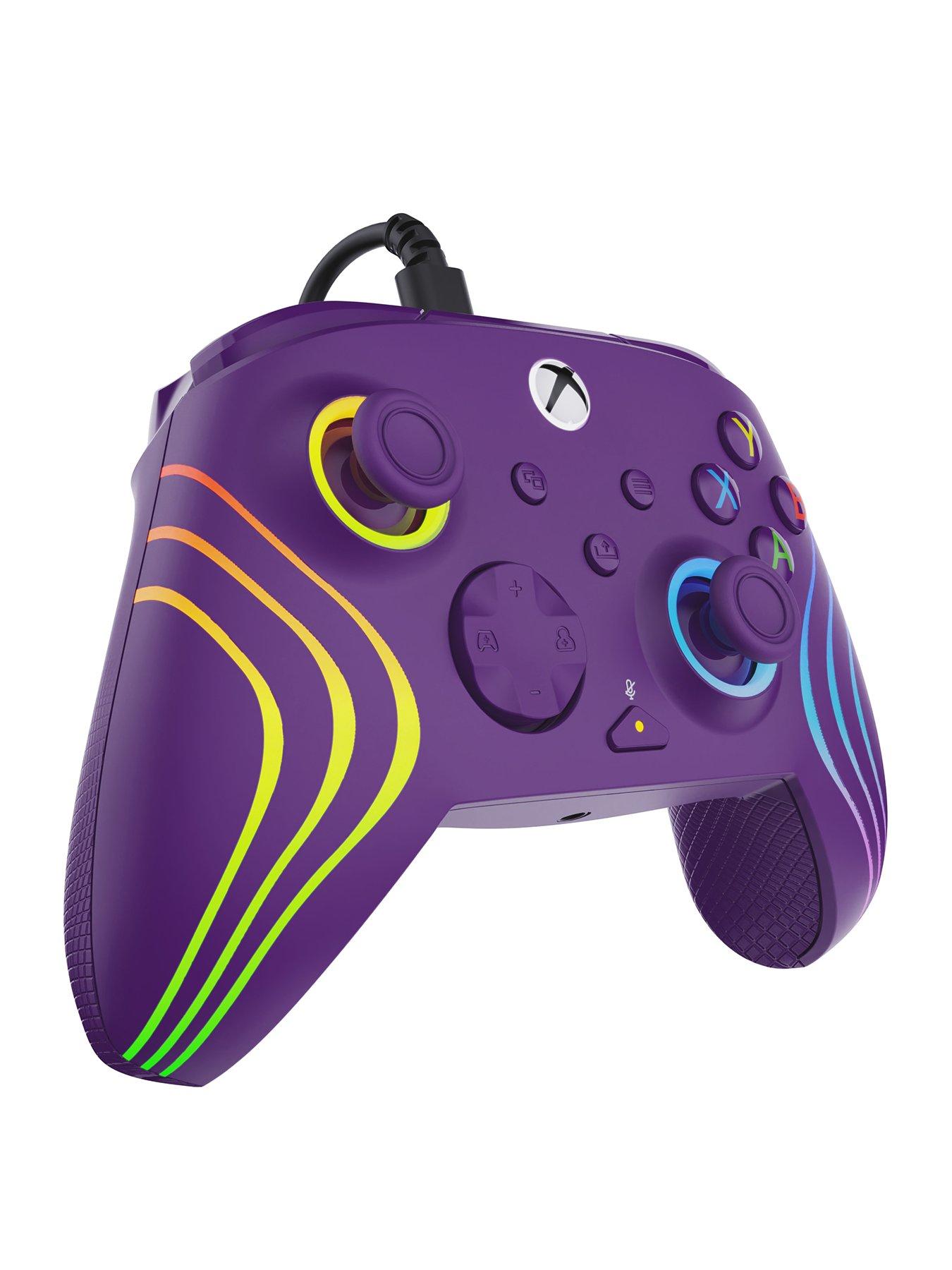 Image 3 of 7 of pdp Afterglow Wave Wired Controller XB, Purple