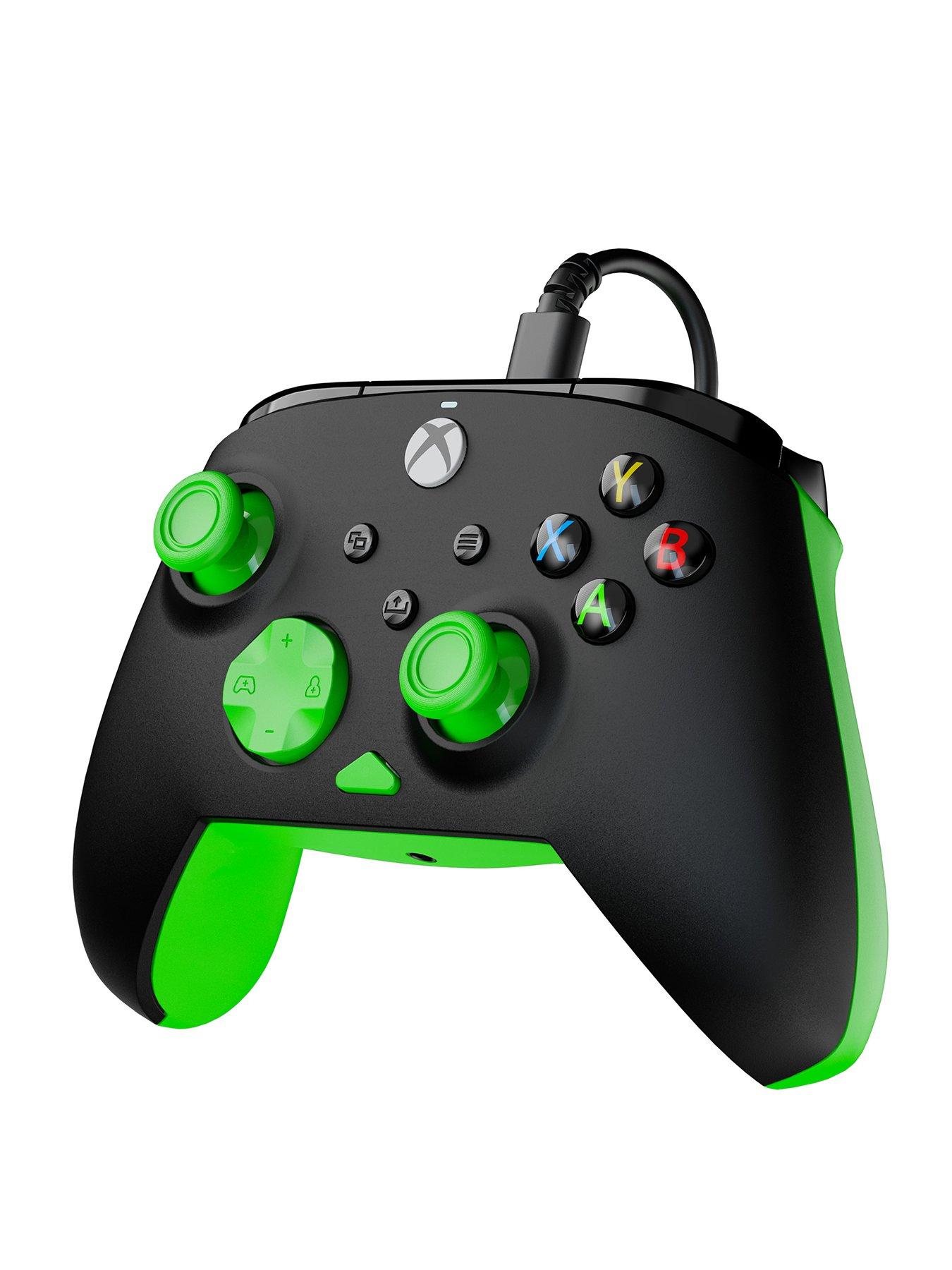 Image 2 of 8 of pdp Rematch Core Wired Controller XB, Black Green