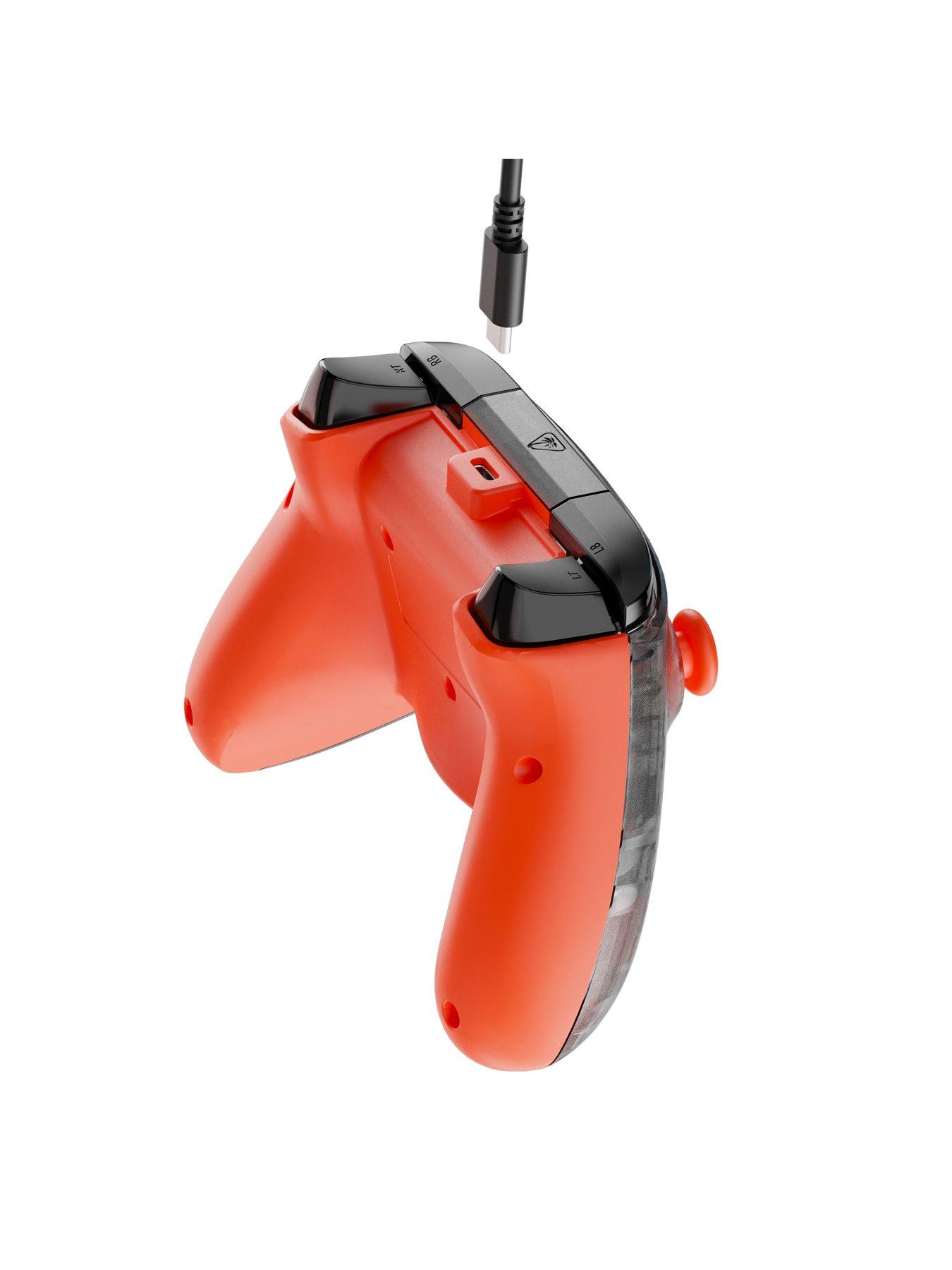 Image 4 of 8 of pdp Rematch Core Wired Controller XB, Ghost Camo Black & Orange