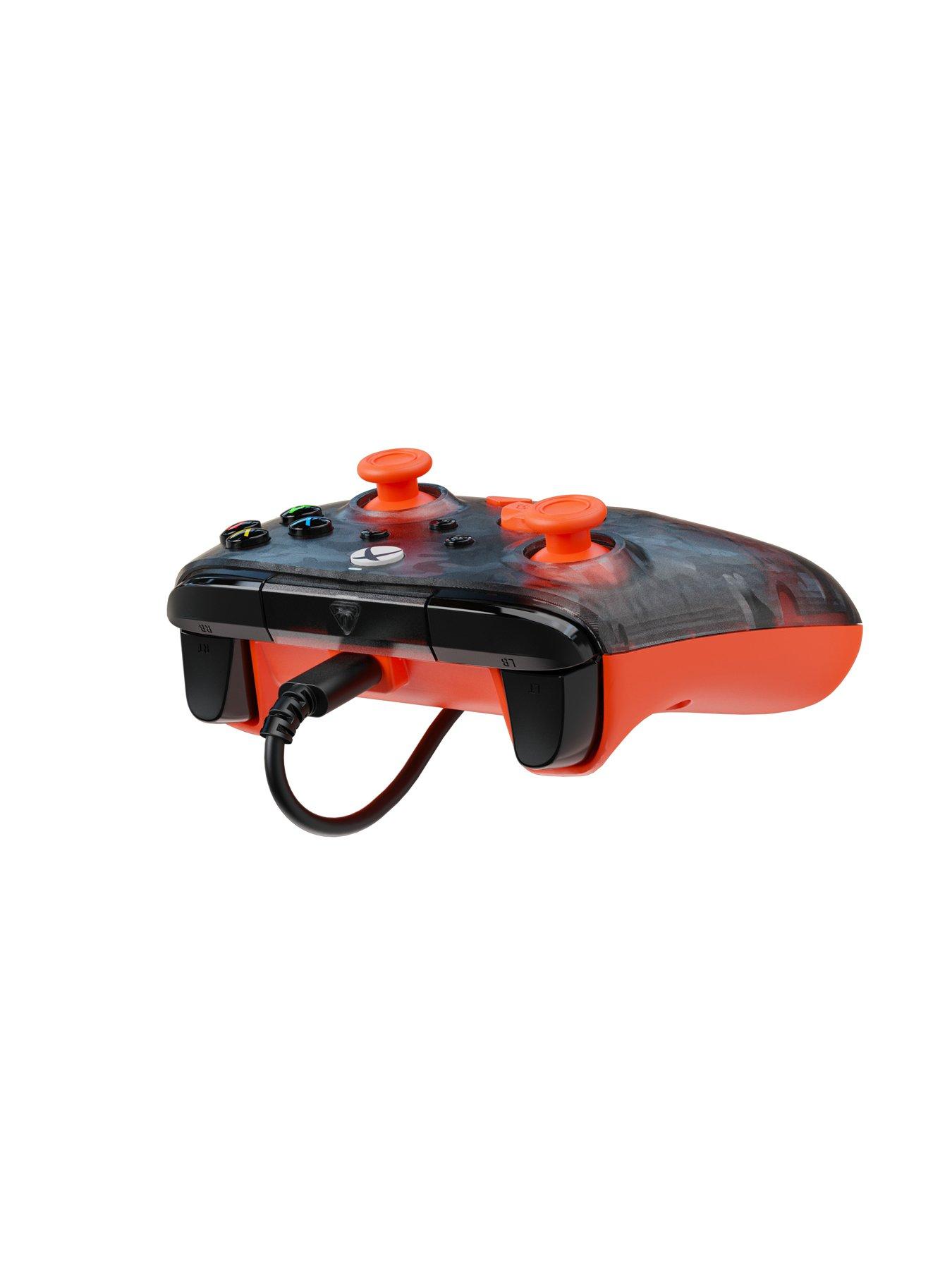Image 6 of 8 of pdp Rematch Core Wired Controller XB, Ghost Camo Black & Orange