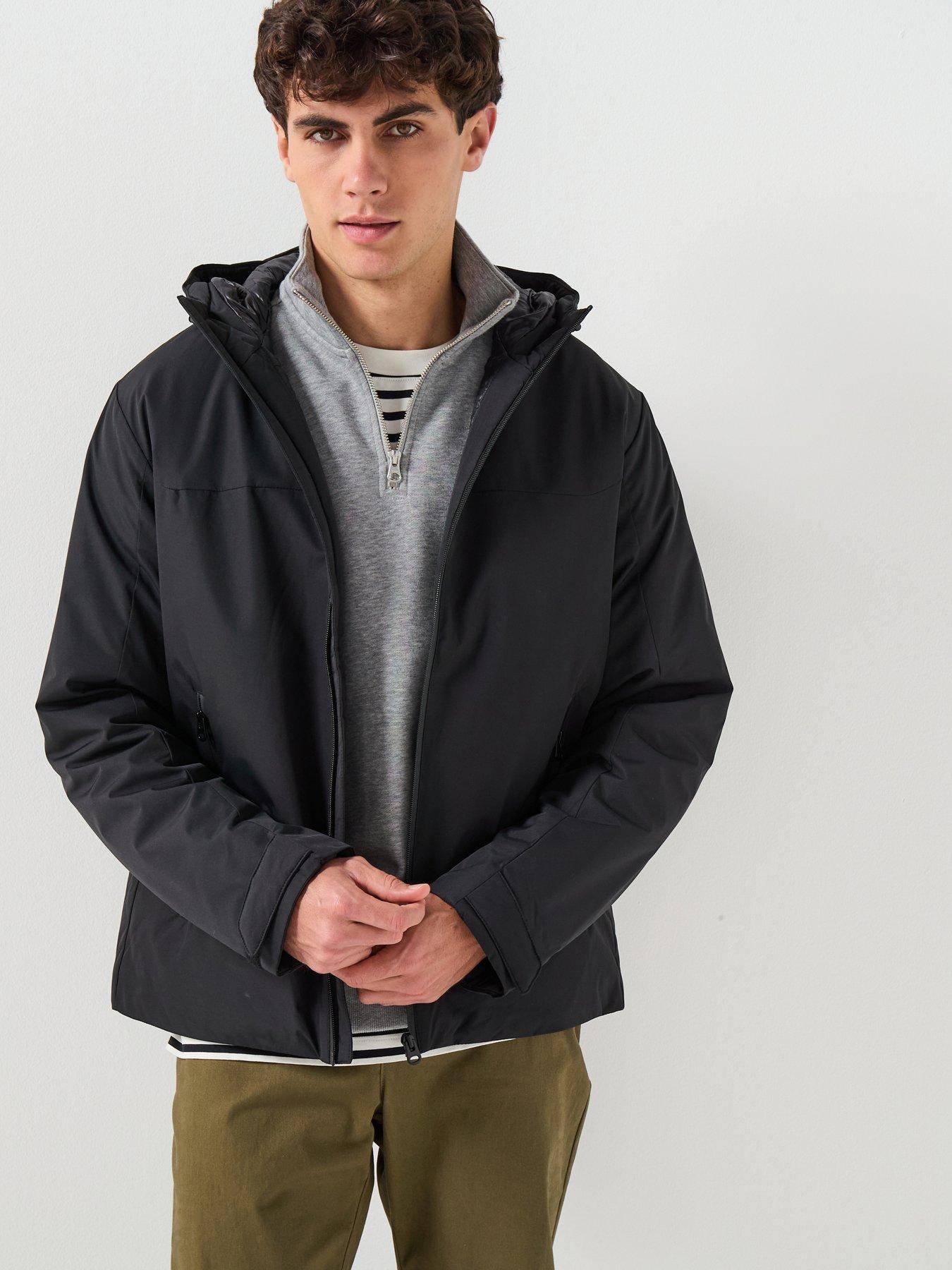 Jack & Jones Brandon Transitional Hooded Padded - Black | Very