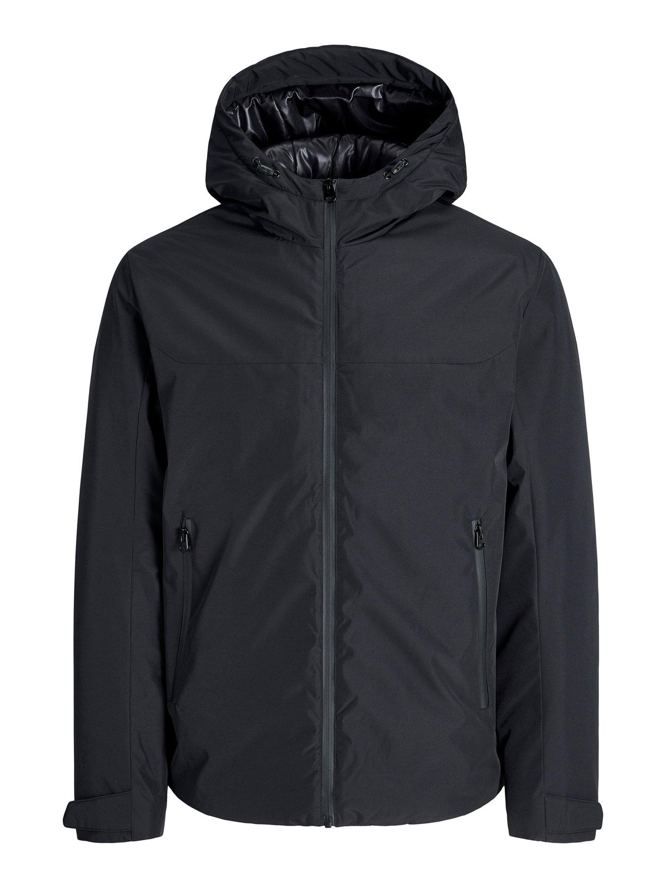 Jack & Jones Brandon Transitional Hooded Padded - Black | Very