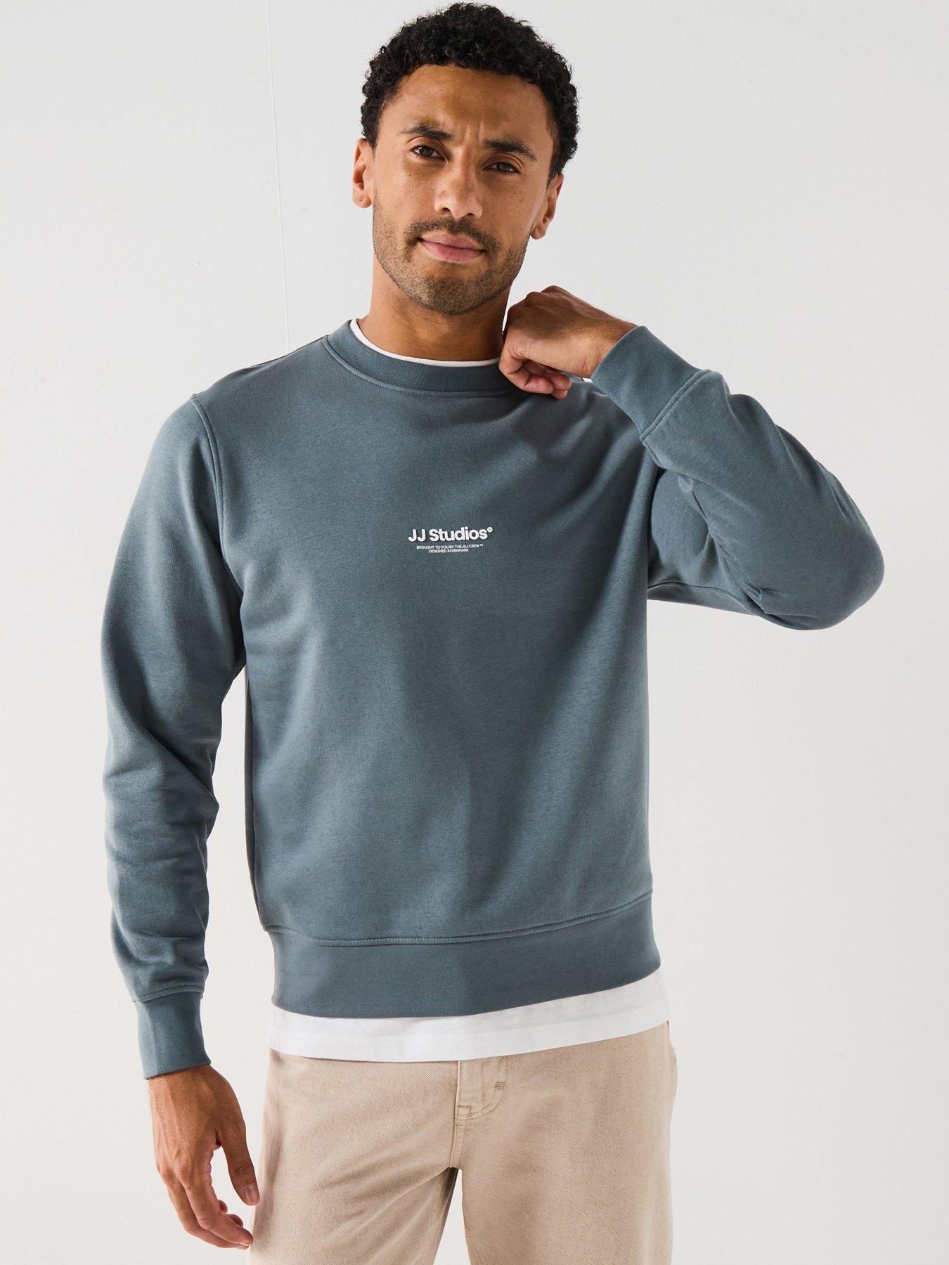 Image 5 of 5 of Jack & Jones Soho JJ Studios Crew Sweat - Blue