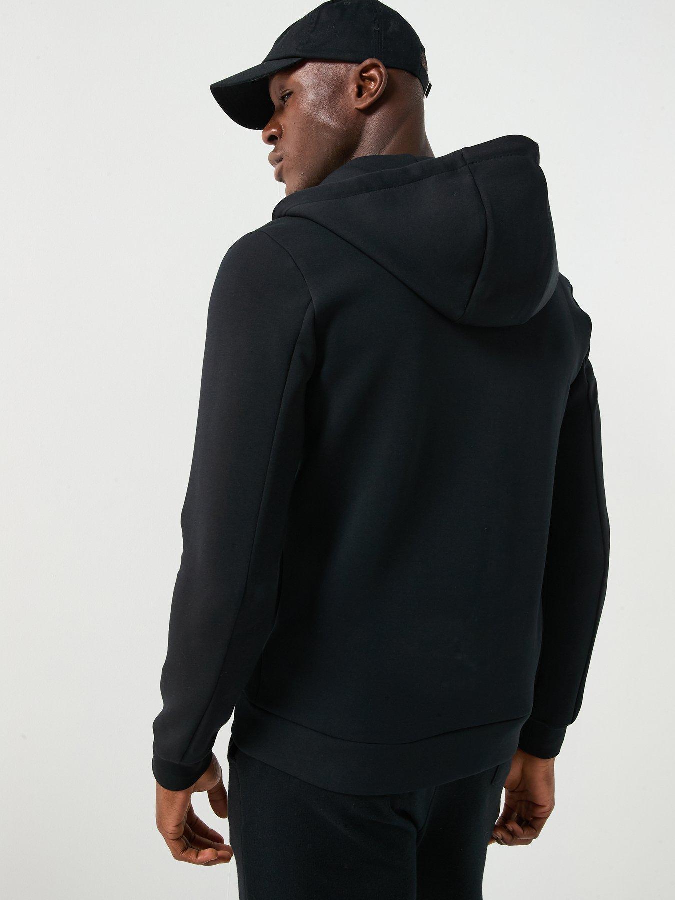 Image 2 of 6 of Gym + Coffee Mens Training Relentless Zip Hoodie - Black
