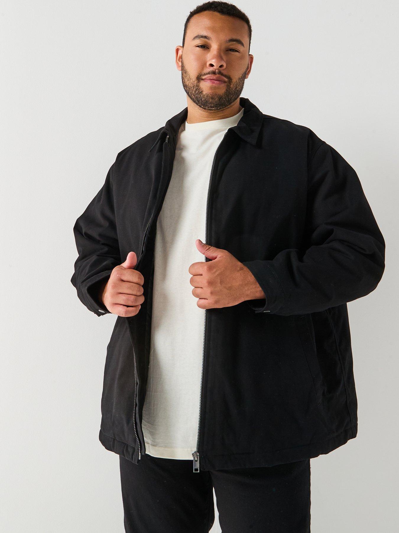jack-jones-plus-size-dover-worker-harrington-black