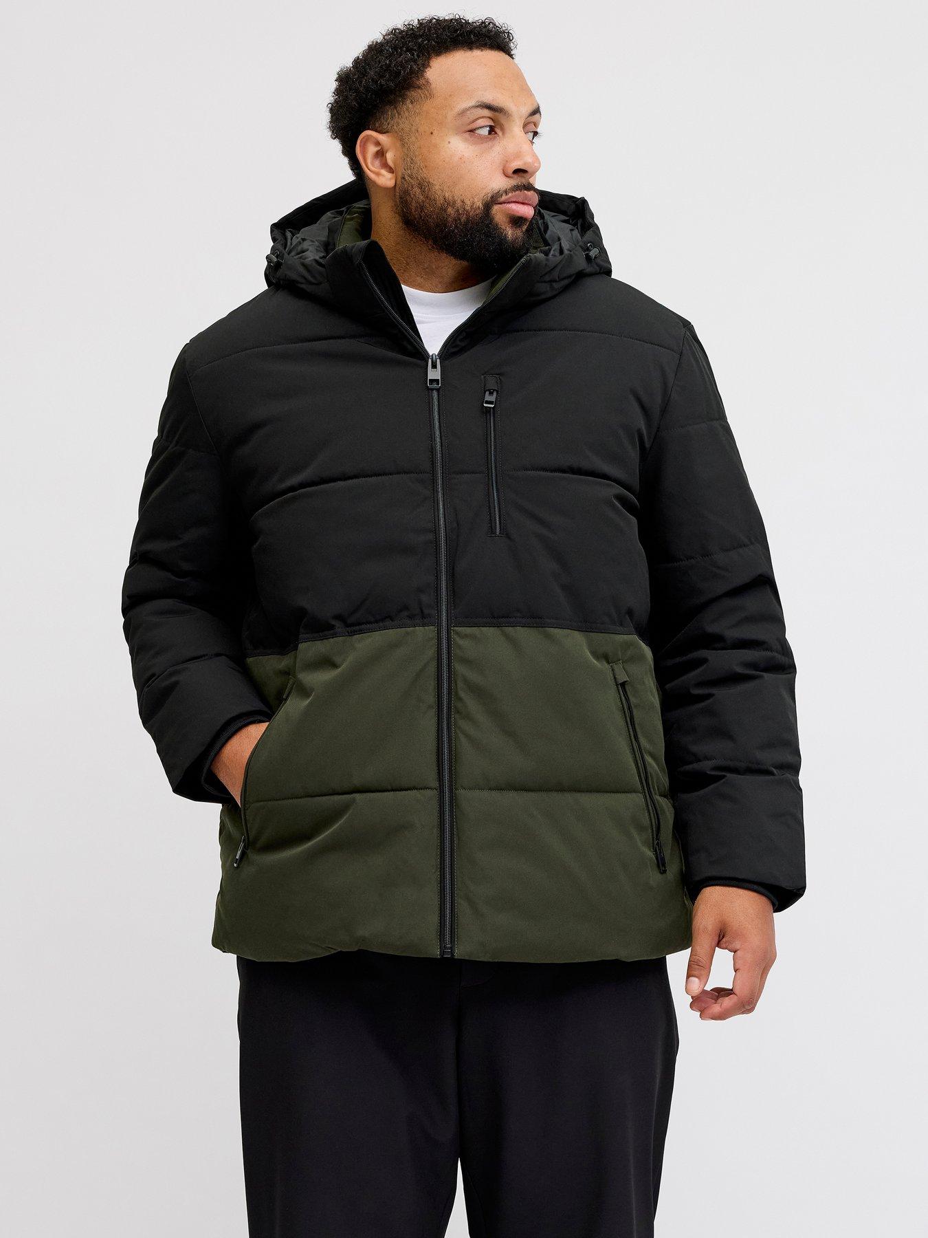 Jack & Jones Jack  &  Jones Plus Size Owen Hooded Quilted Jacket