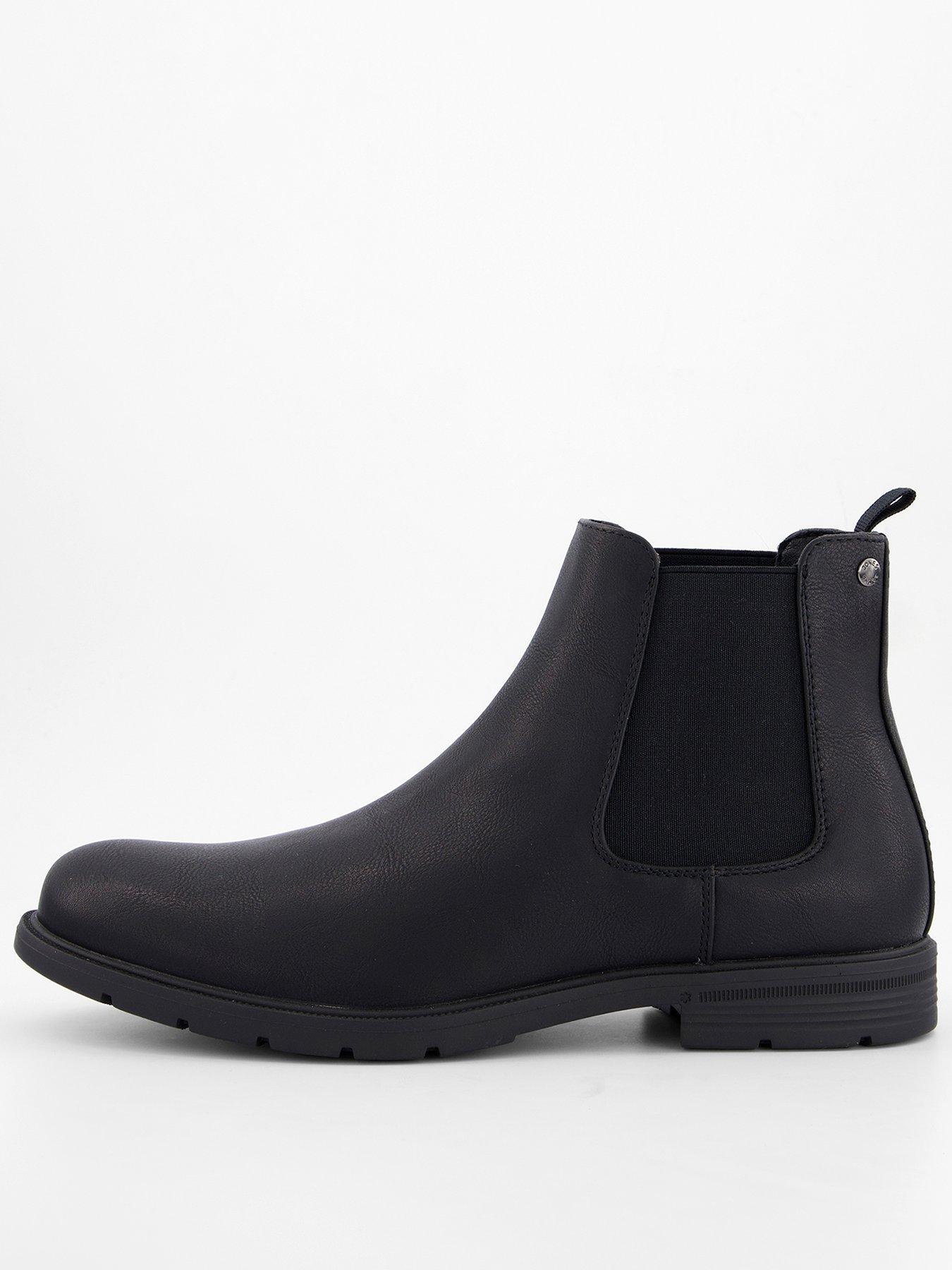 undefined Fenchurch Pu Chelsea Boots - Black