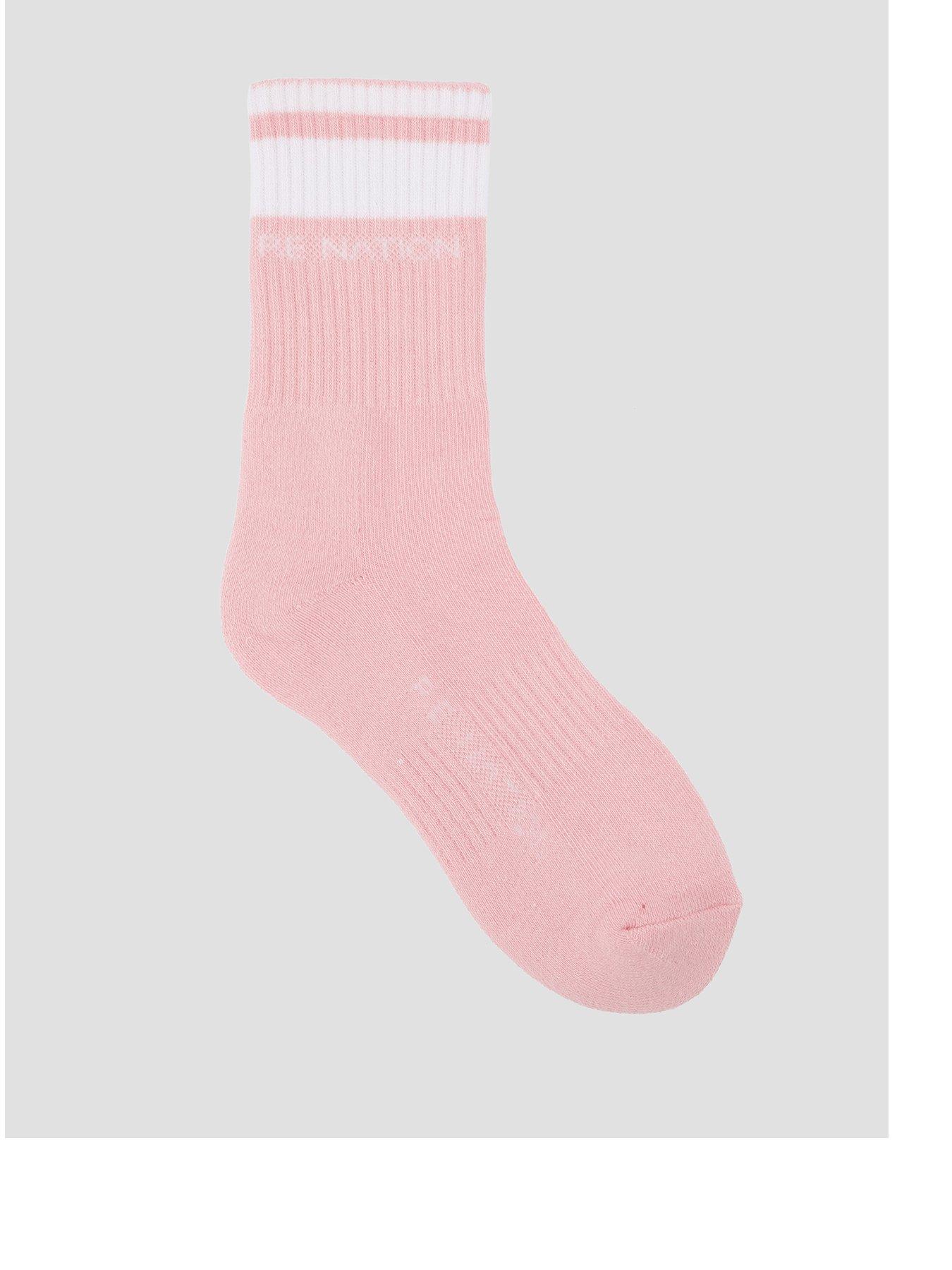 P.E Nation: Womens Training Homage Socks - Pink