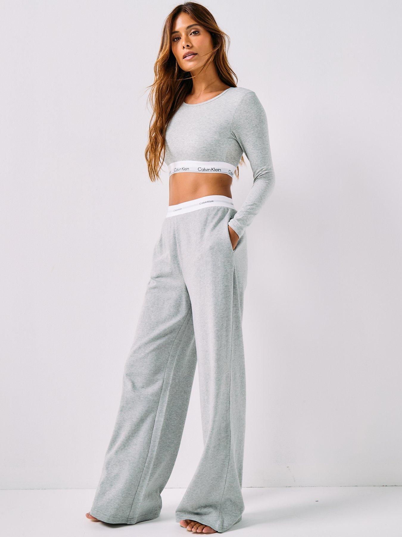 Image 6 of 6 of Calvin Klein Lightly Lined Bralette - Grey