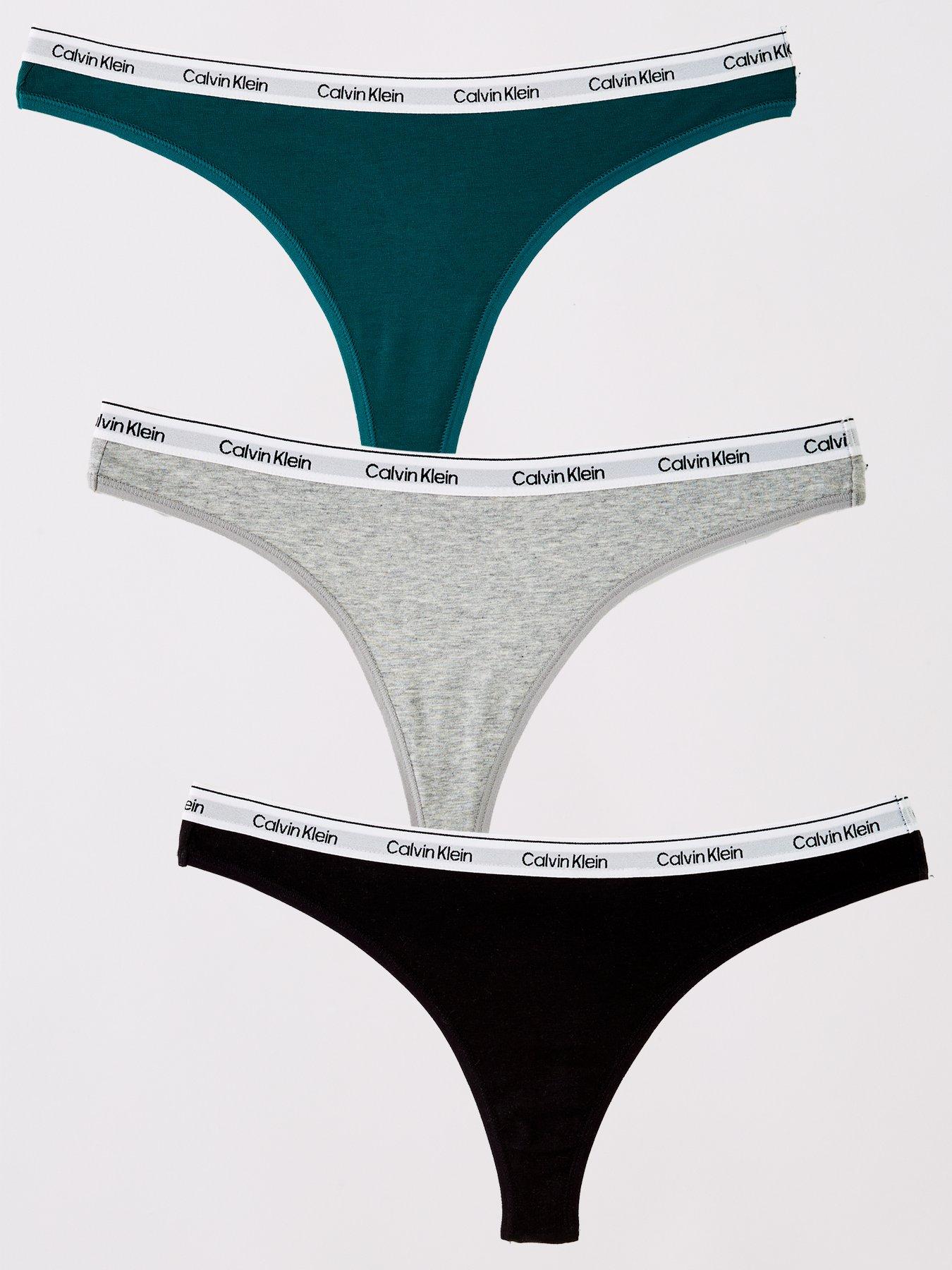 Calvin Klein 3 Pack Thongs - Multi