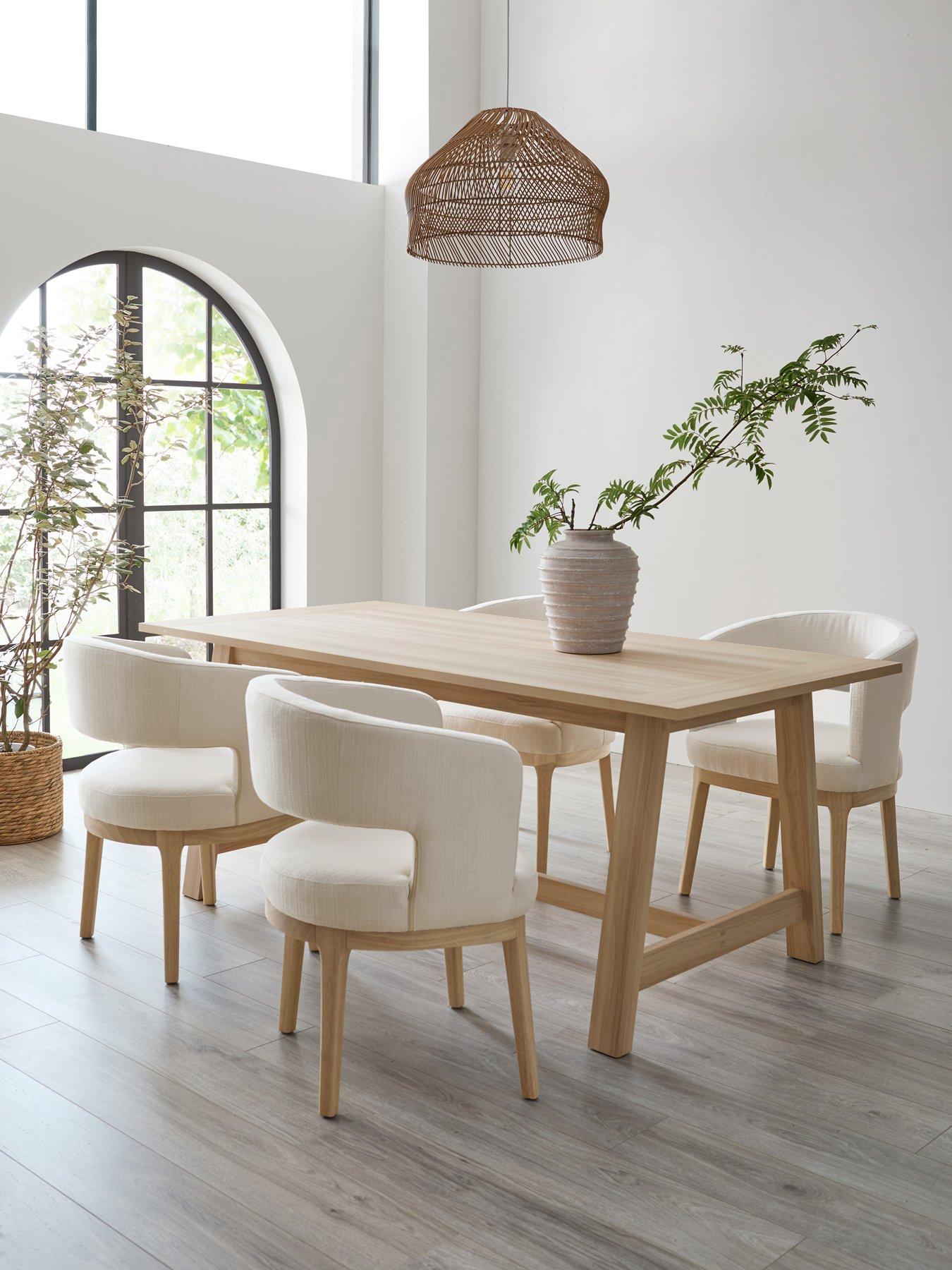 Michelle Keegan Home Lindley 185cm Dining Table  &  4 Chairs