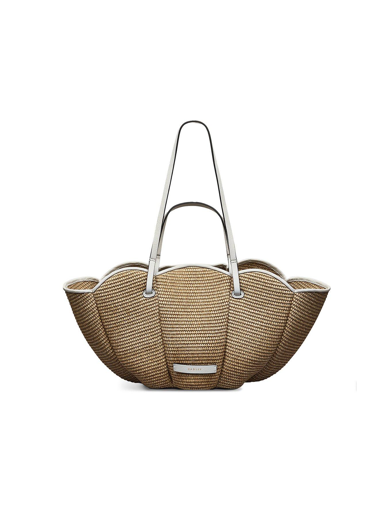undefined THE LILY - RAFFIA LARGE OPEN TOP TOTE