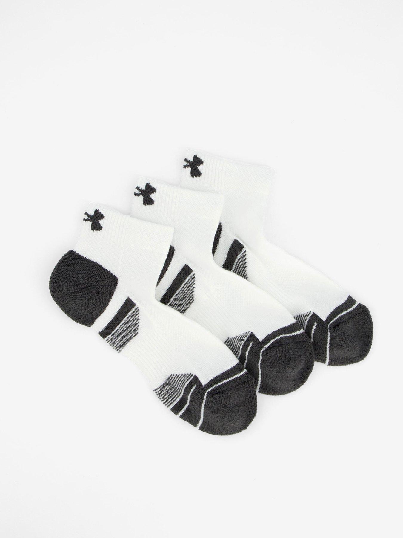 undefined Adults Unisex Training Tech 3pack Low Socks - White