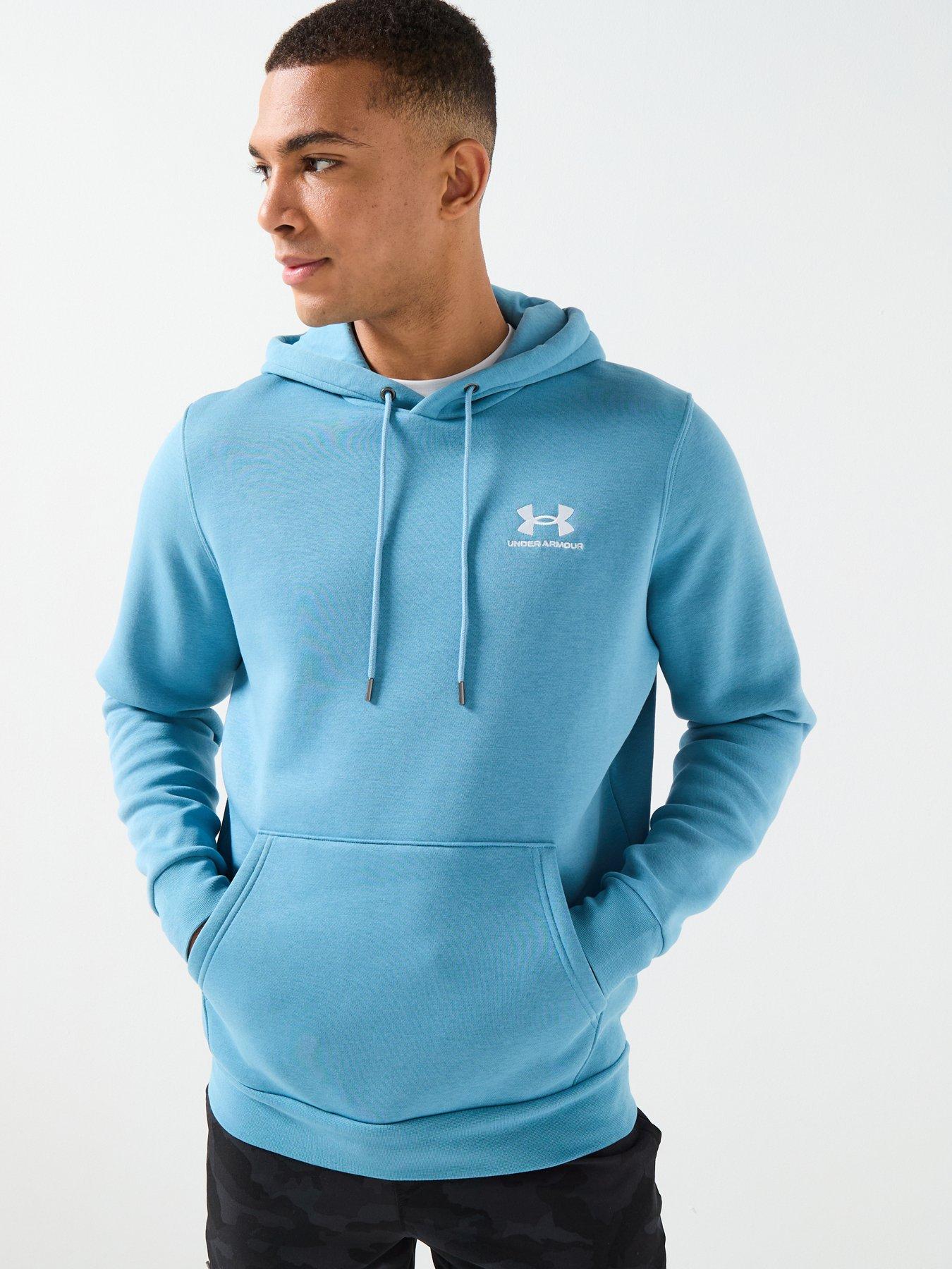UNDER ARMOUR Mens Training Icon Fleece Hoodie - Blue