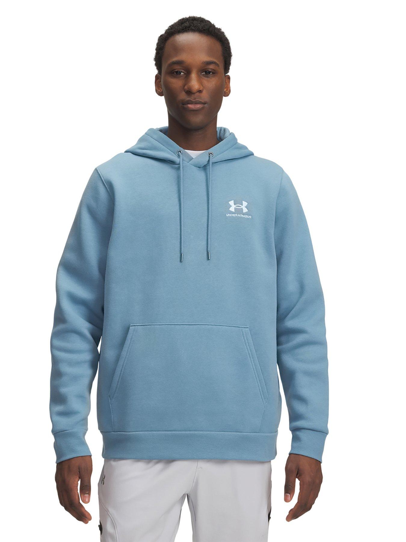 undefined Mens Training Icon Fleece Hoodie - Blue