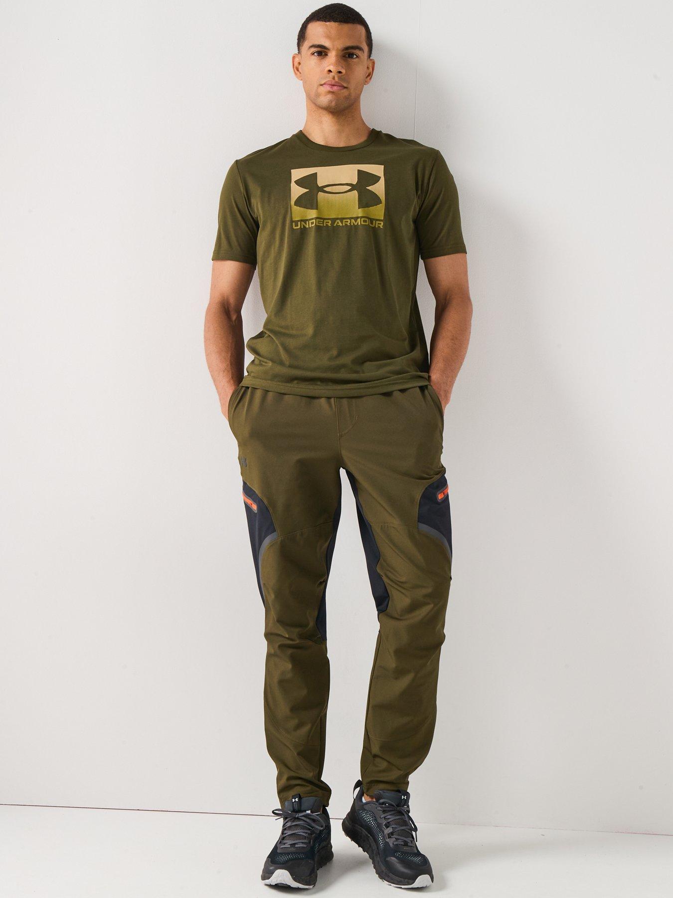 Image 3 of 6 of UNDER ARMOUR Mens Training Unstoppable Cargo Pants - Green