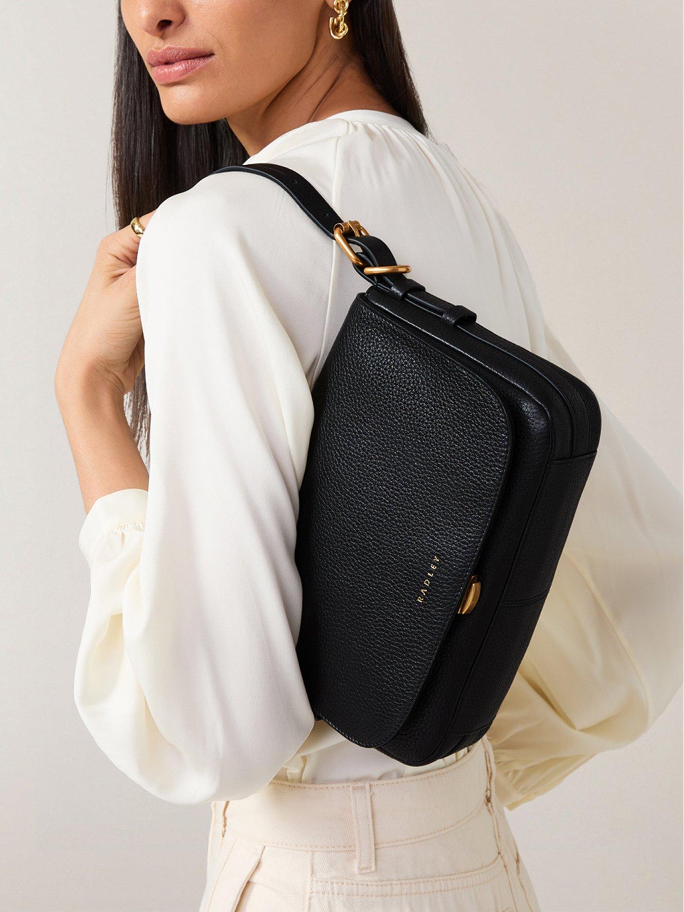 Radley Grafton Street Small Flapover Crossbody, Black, Women
