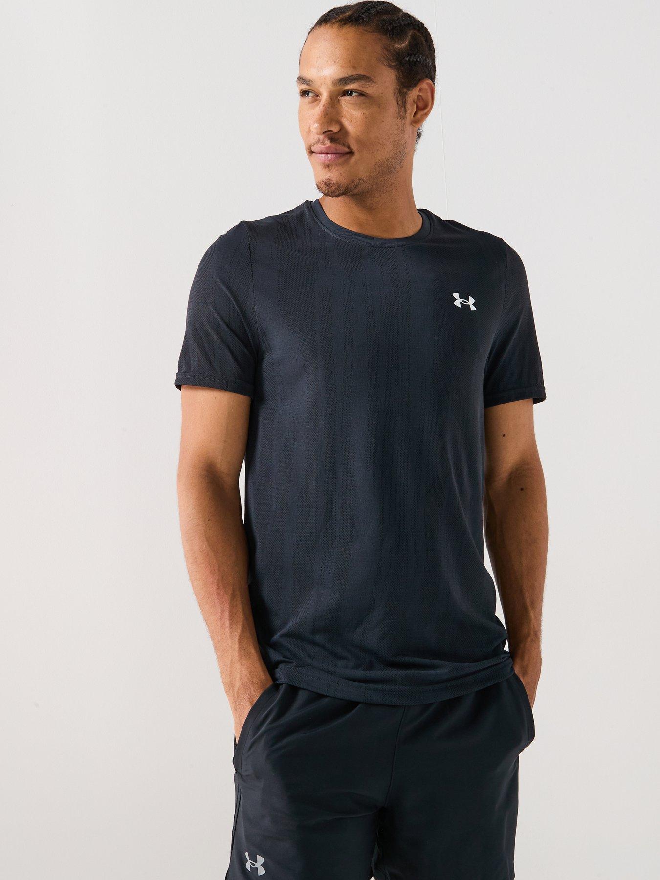 undefined Mens Training Vanish Seamless Novelty T-Shirt - Black